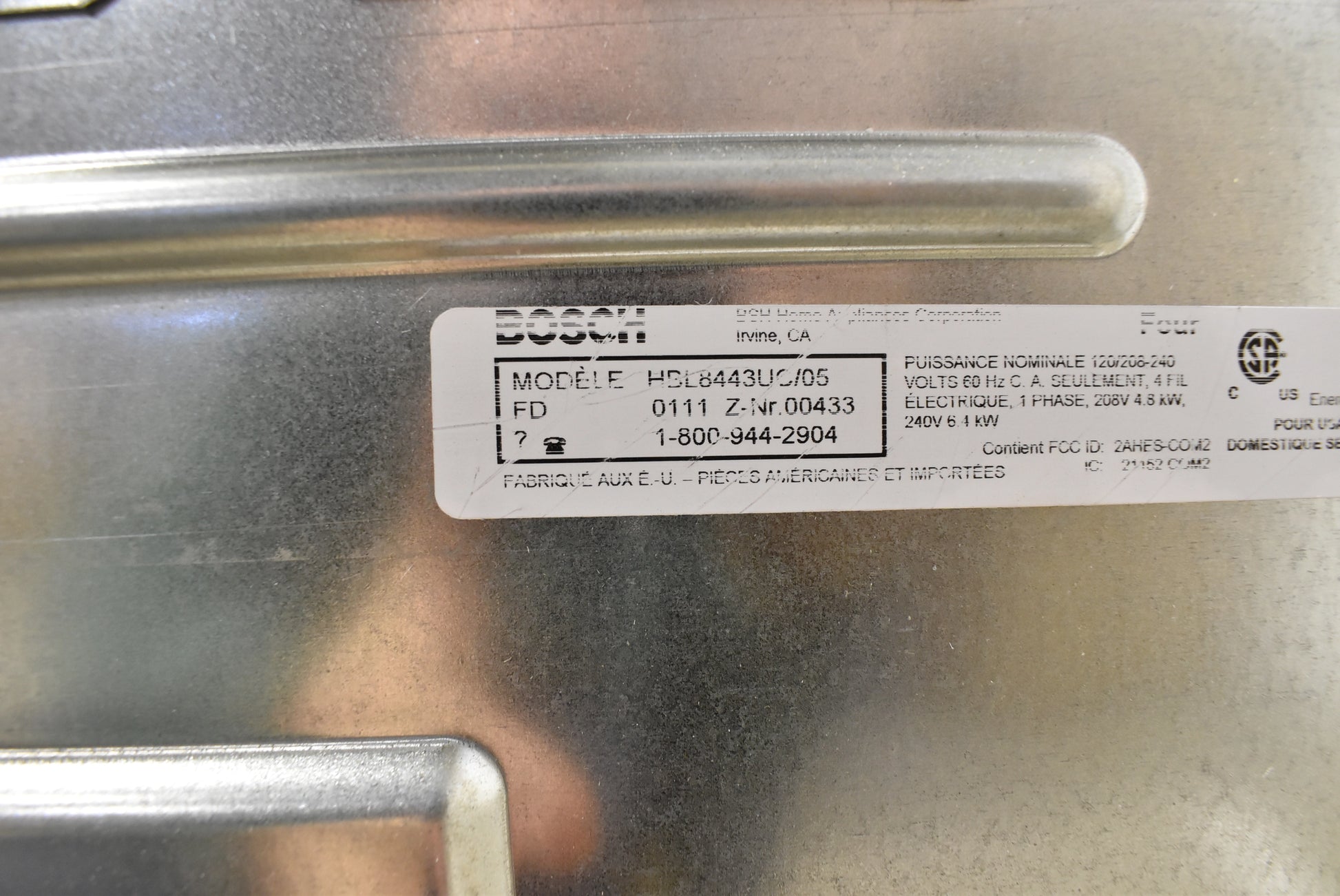 Bosch 800 Series HBL8443UC 30" Black Convection Smart Single Electric Wall Oven