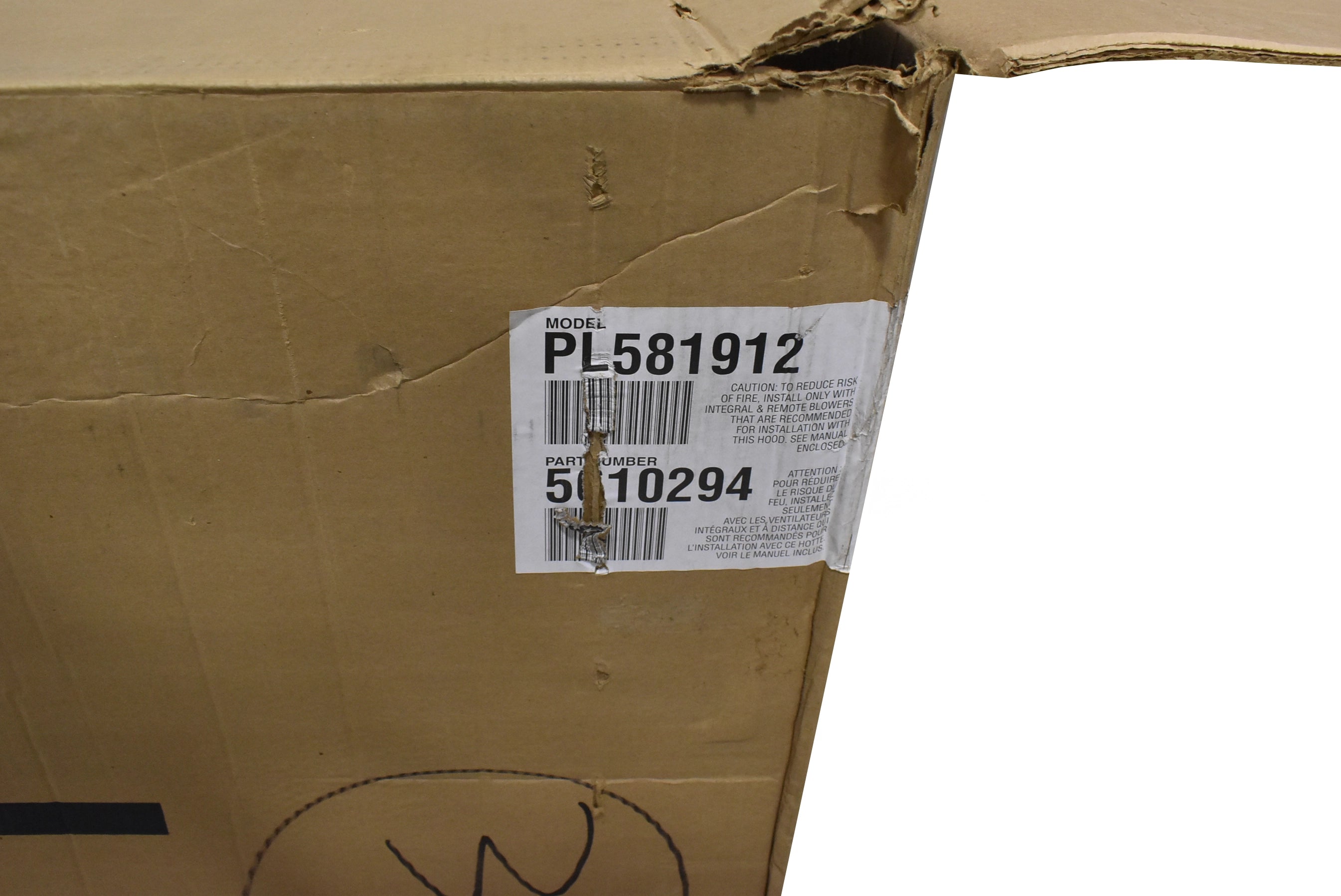 Wolf PL581912 58" Stainless Steel Undercabinet Hood Insert