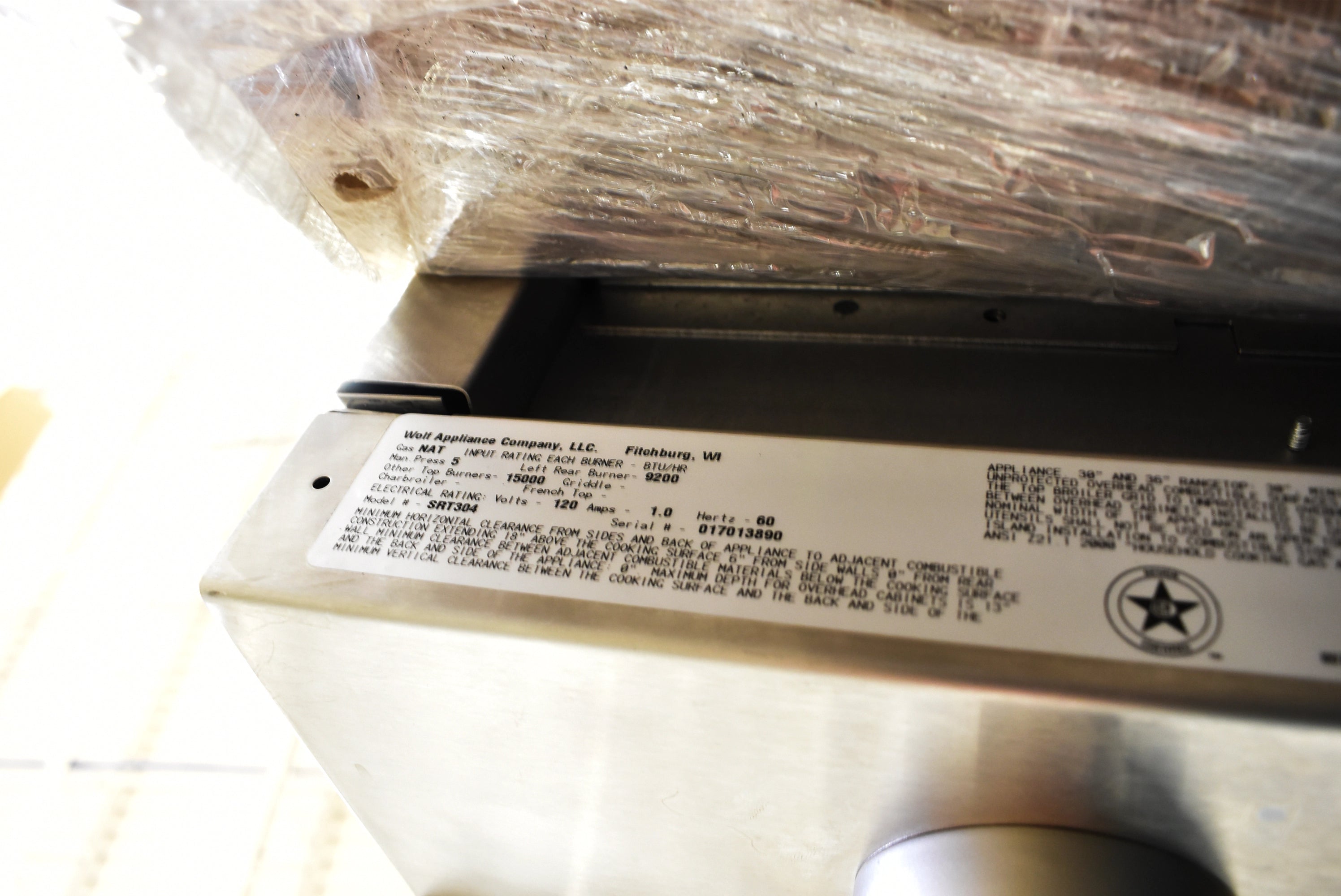 Wolf SRT304 30" Stainless Steel Pro-Style Gas Rangetop