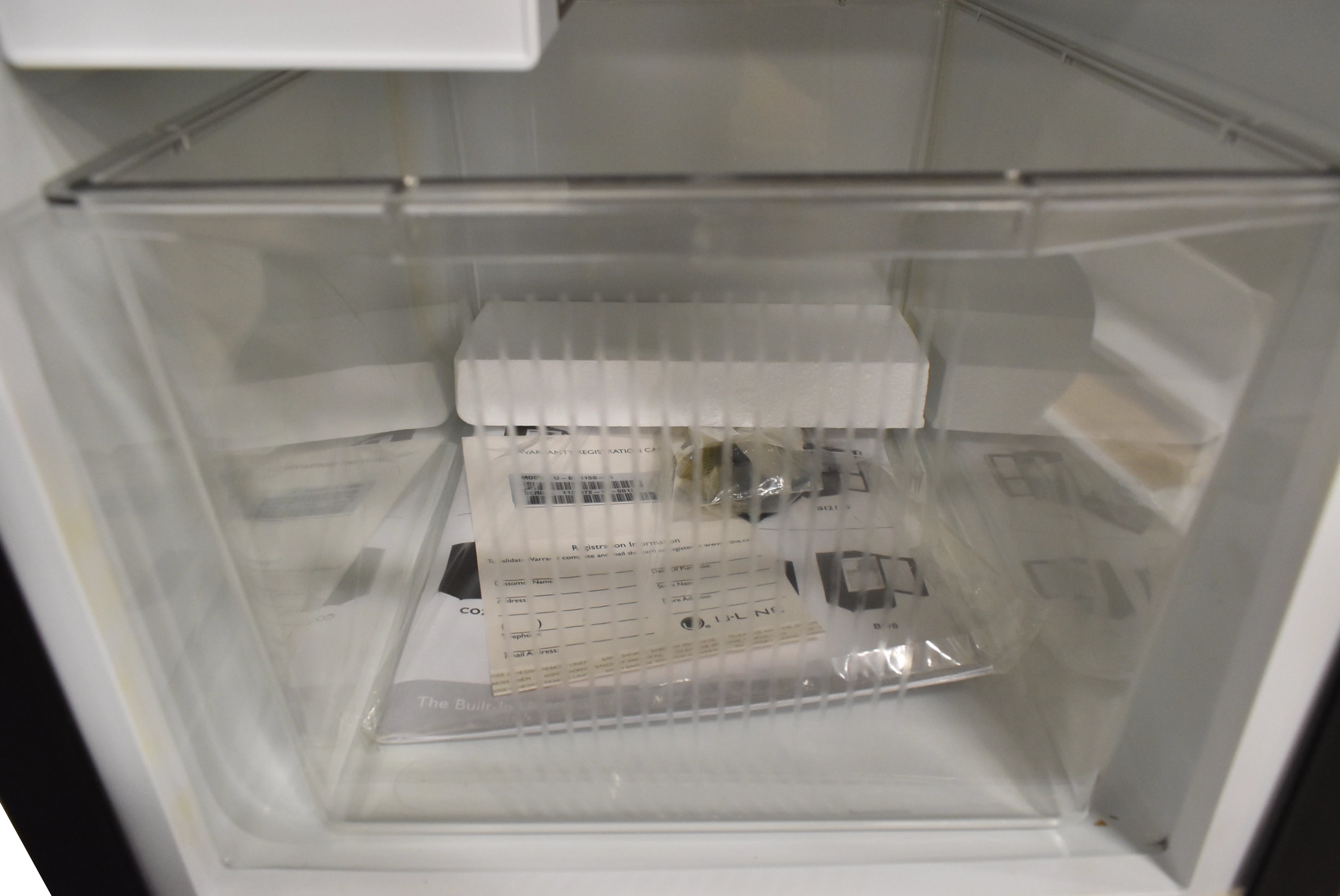 U-Line UBI2115S01 15" Stainless Steel Undercounter Crescent Cube Ice Maker