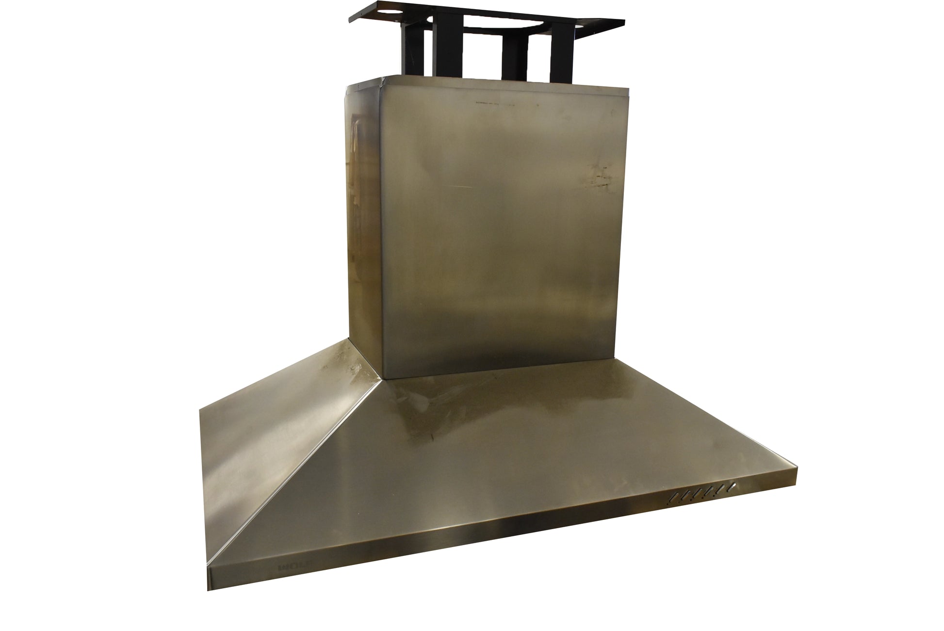 Wolf IH4227 42" Stainless Steel Island Chimney Range Hood, No Blower