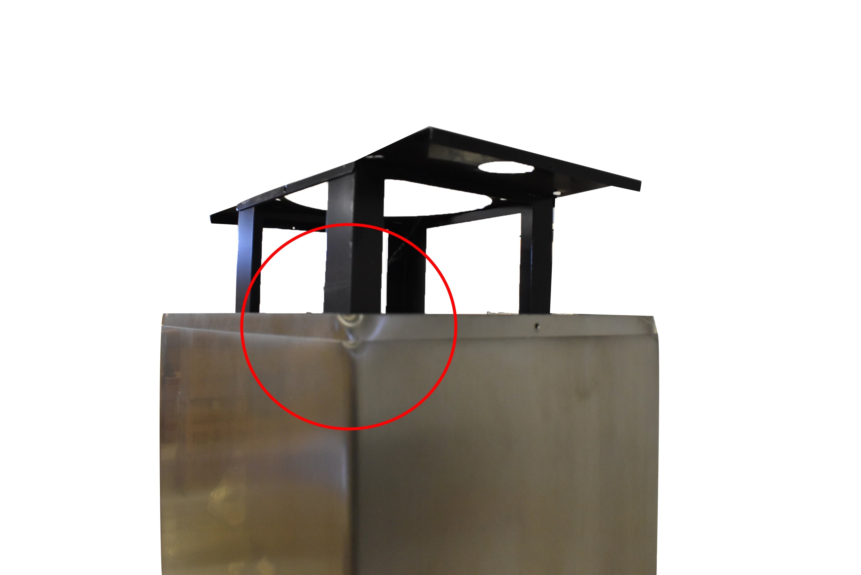 Wolf IH4227 42" Stainless Steel Island Chimney Range Hood, No Blower