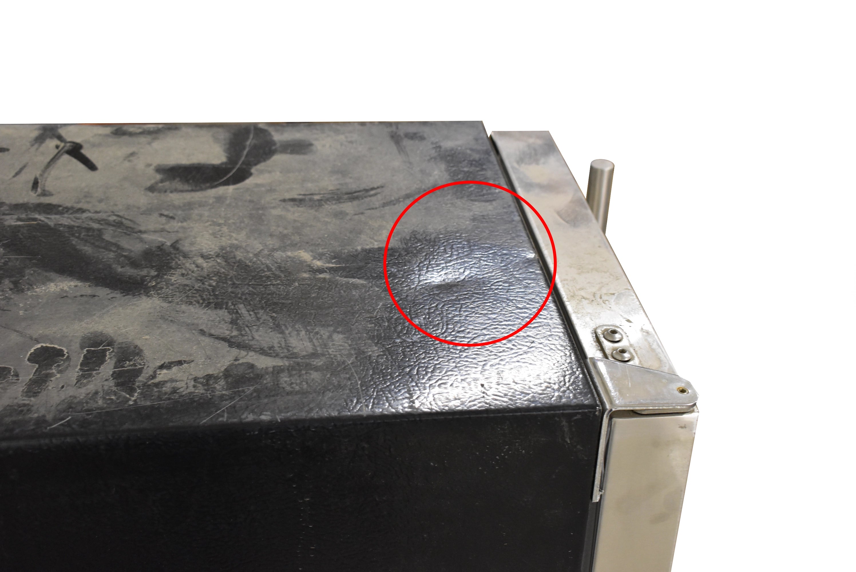 Marvel 25IM-BS-F-L 15" Stainless Steel Crescent Cube Ice Maker