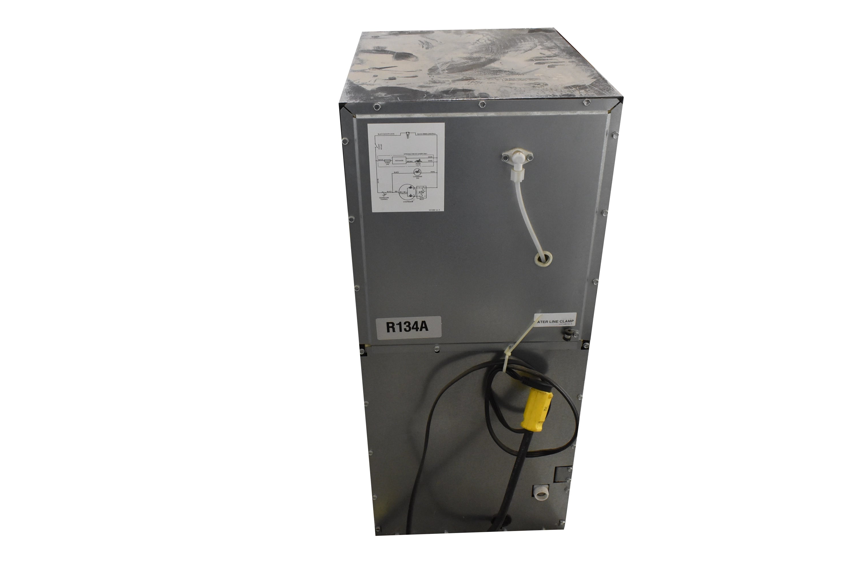 Marvel 25IM-BS-F-L 15" Stainless Steel Crescent Cube Ice Maker