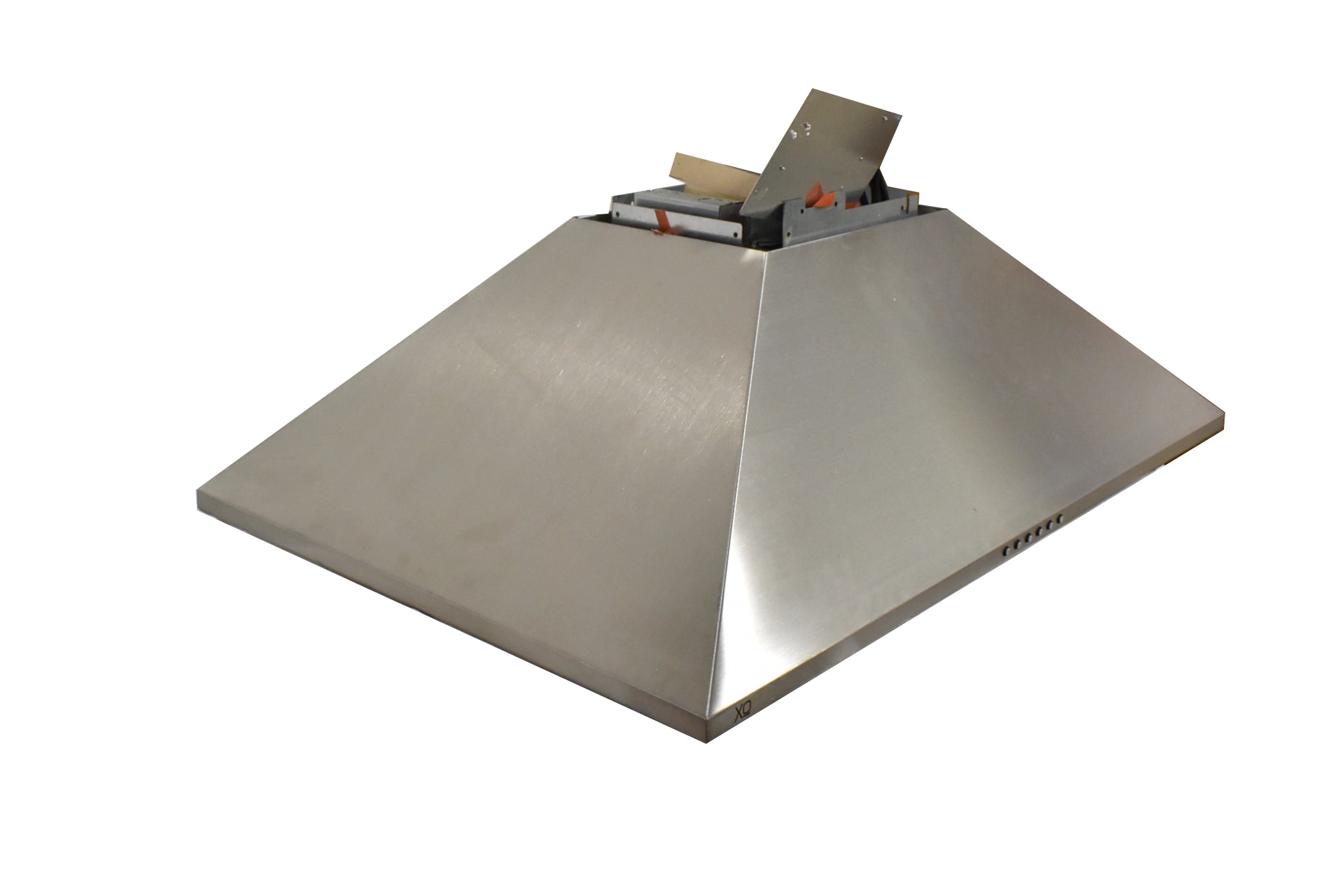 XO XOBI36S 36" Stainless Steel Island Chimney Range Hood, Blower Included