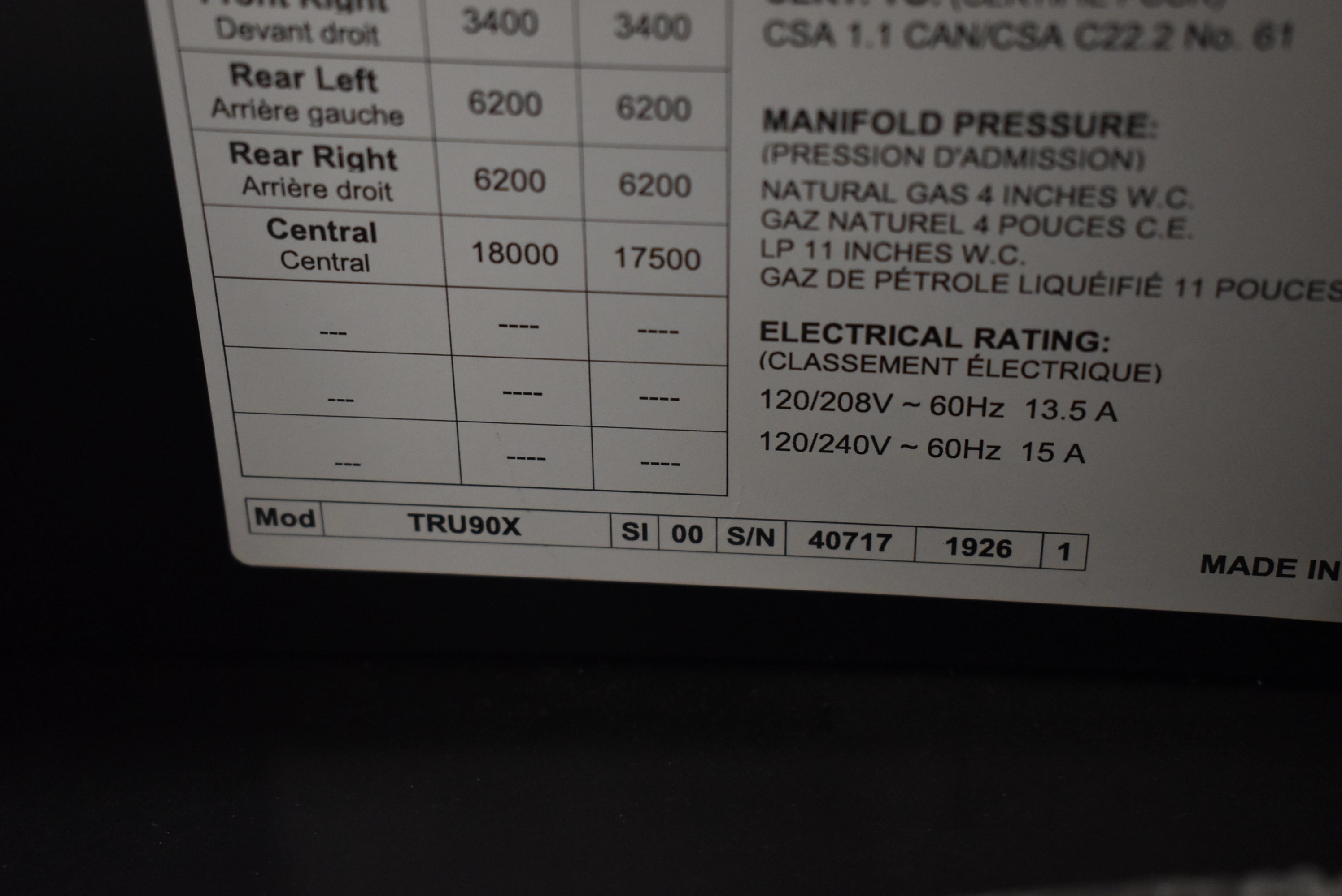 Smeg TRU90X 36" Stainless Steel Freestanding Dual Fuel Range