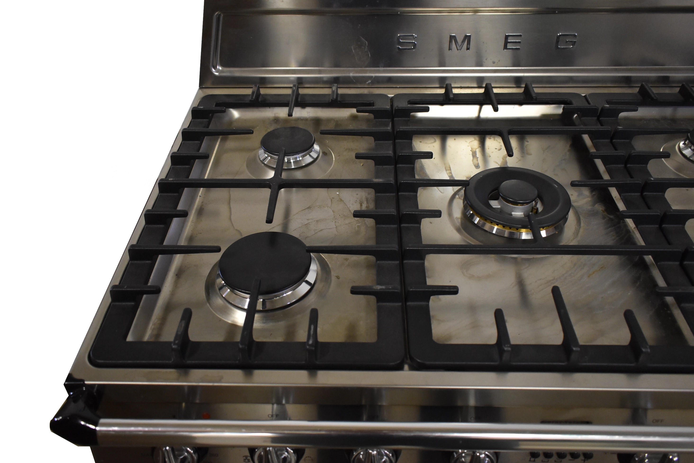 Smeg TRU90X 36" Stainless Steel Freestanding Dual Fuel Range