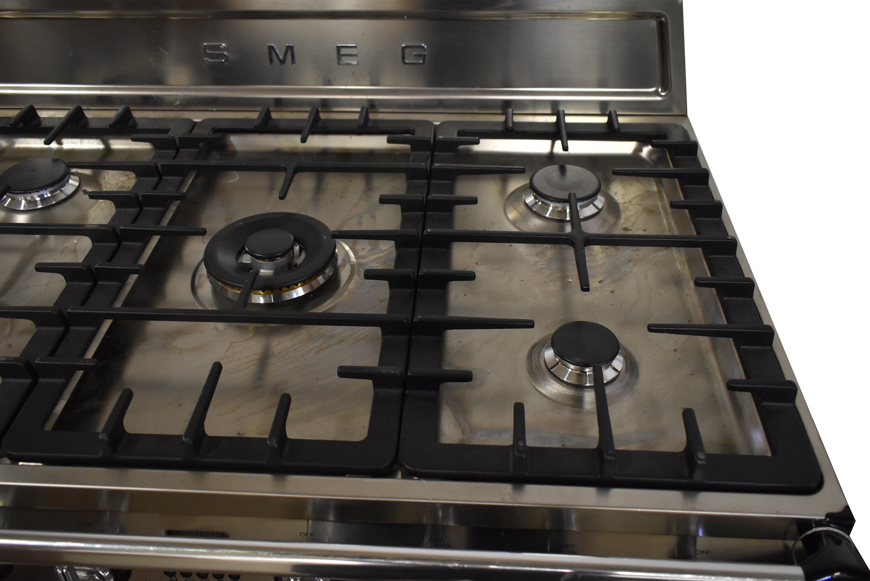 Smeg TRU90X 36" Stainless Steel Freestanding Dual Fuel Range