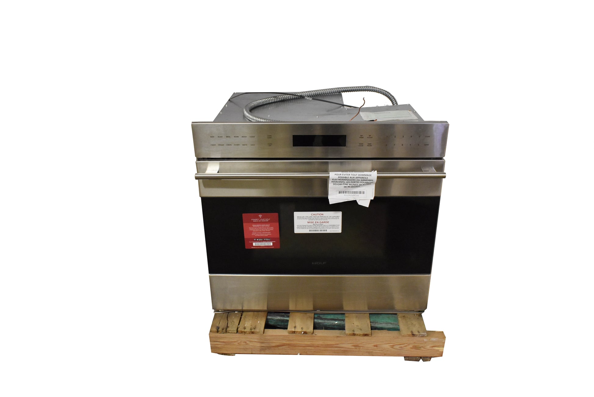 Wolf SO30TE/S/TH 30" Stainless Steel Smart Electric Single Wall Oven