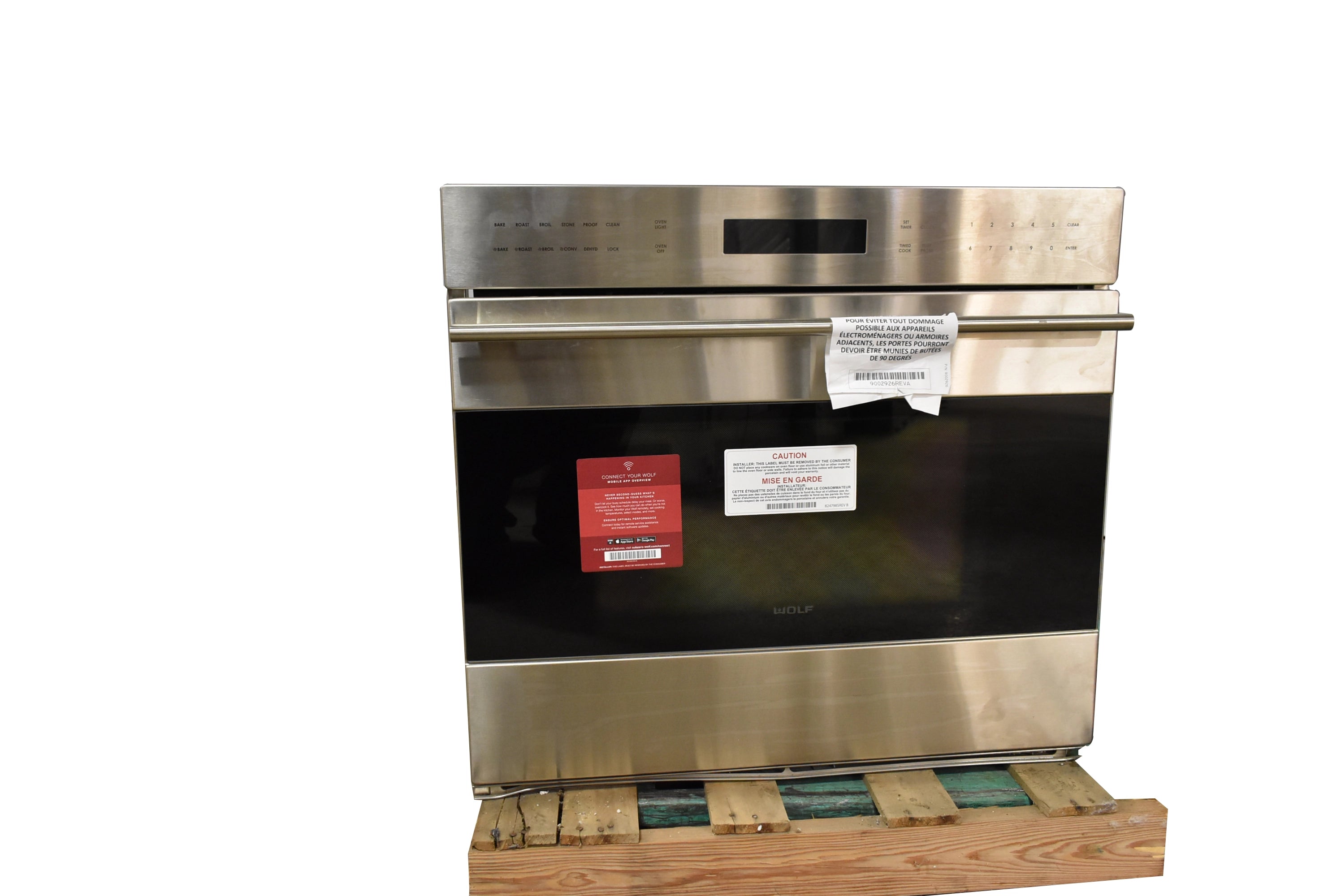 Wolf SO30TE/S/TH 30" Stainless Steel Smart Electric Single Wall Oven