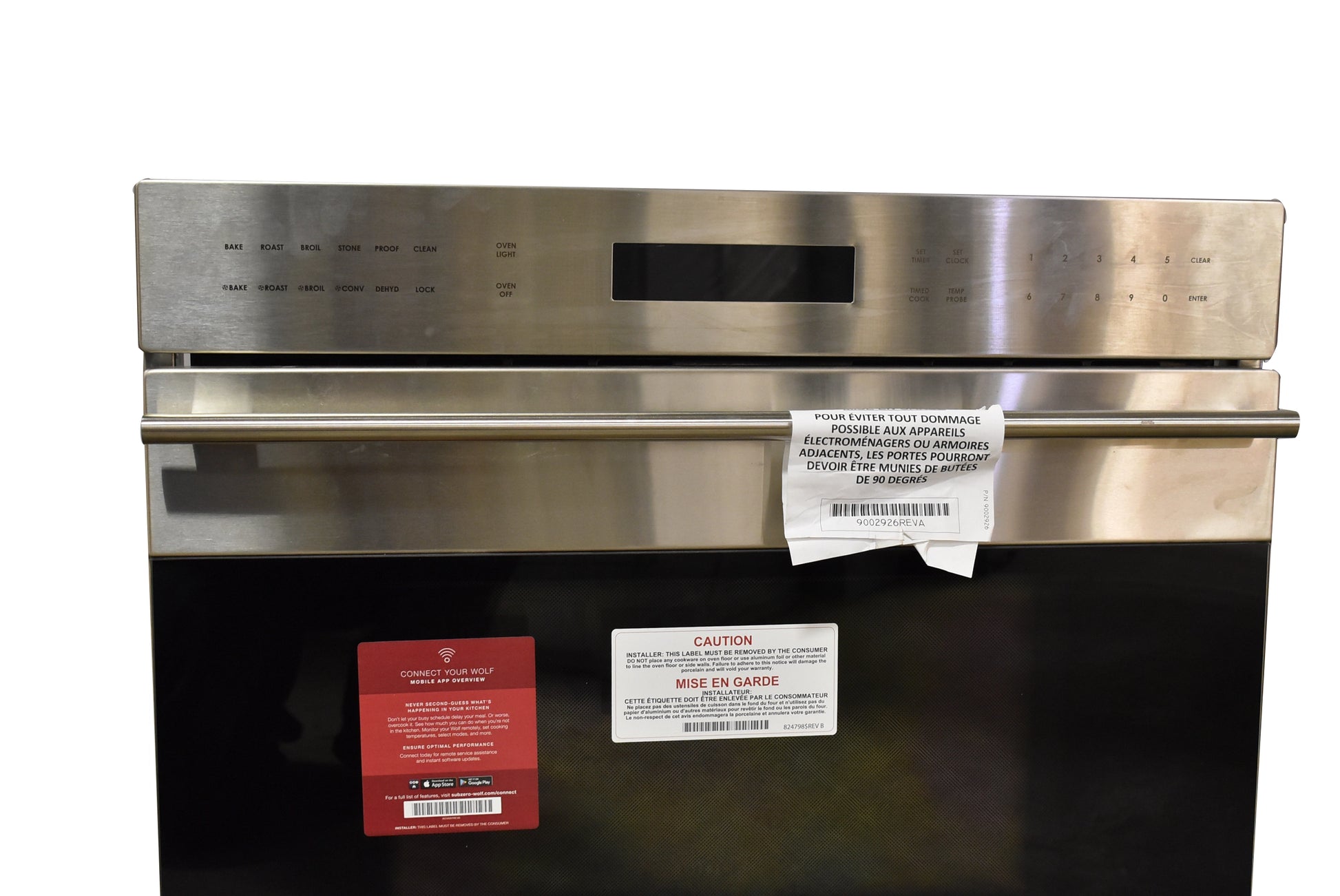 Wolf SO30TE/S/TH 30" Stainless Steel Smart Electric Single Wall Oven