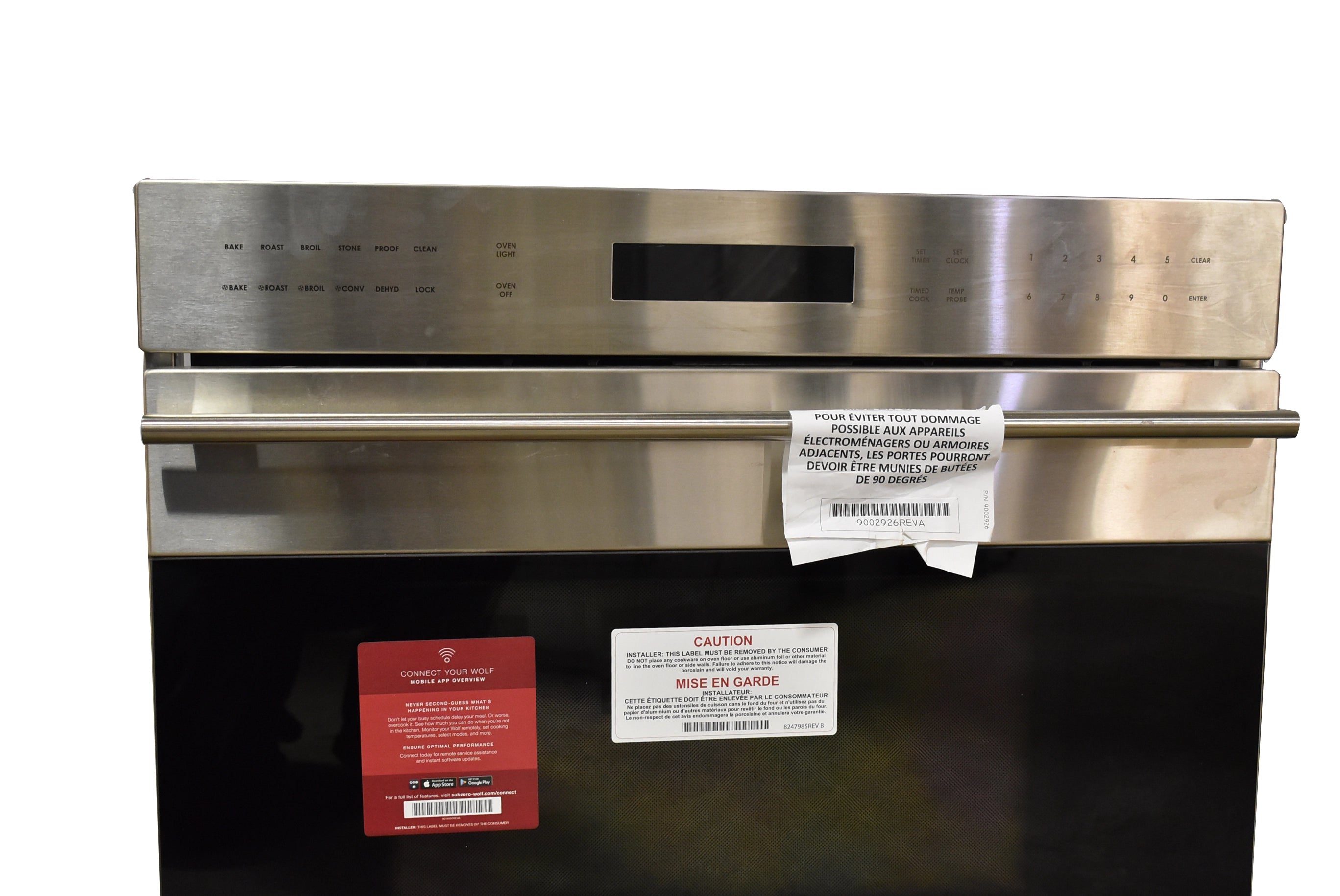 Wolf SO30TE/S/TH 30" Stainless Steel Smart Electric Single Wall Oven