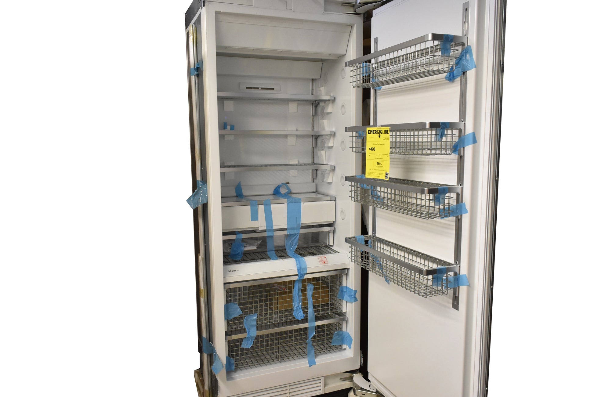 Miele F 1801 Vi/46 30" Panel Ready All Freezer, Right Hinge