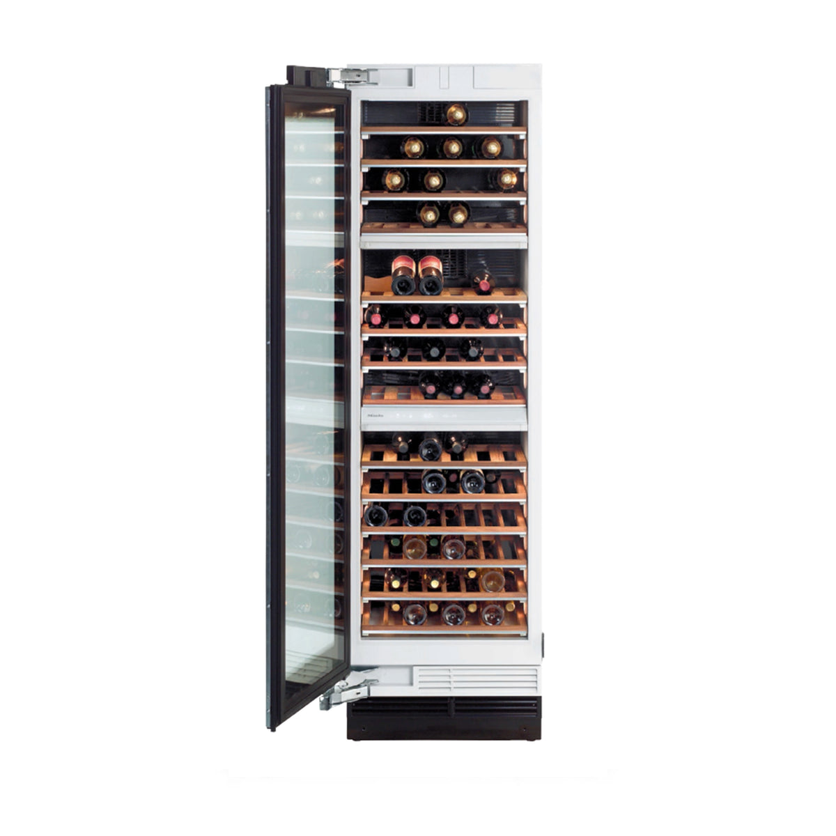 Miele KWT1613Vi 24" Stainless Steel and Glass Door Full Size Triple Zone Wine Cooler