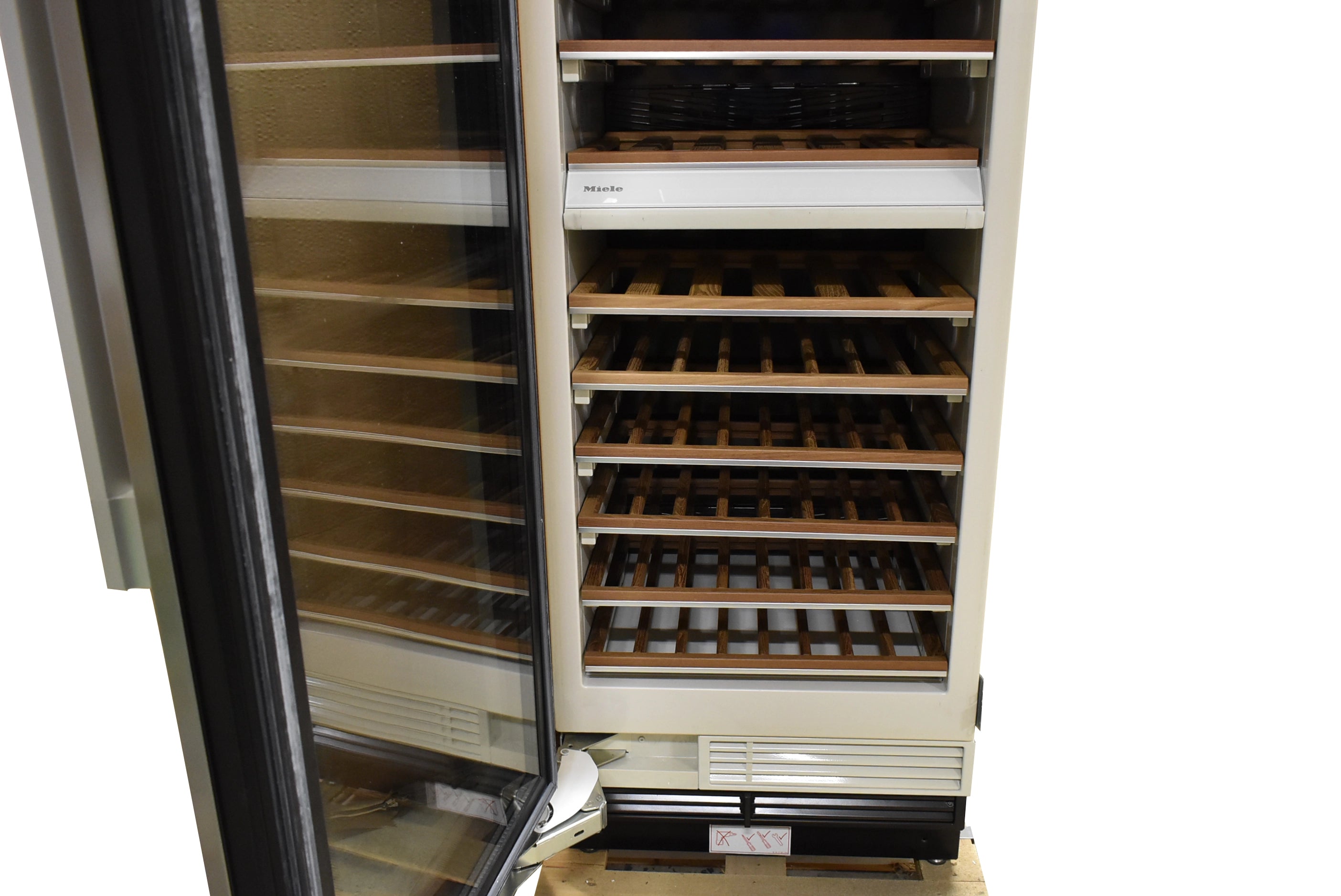 Miele KWT1613Vi 24" Stainless Steel and Glass Door Full Size Triple Zone Wine Cooler