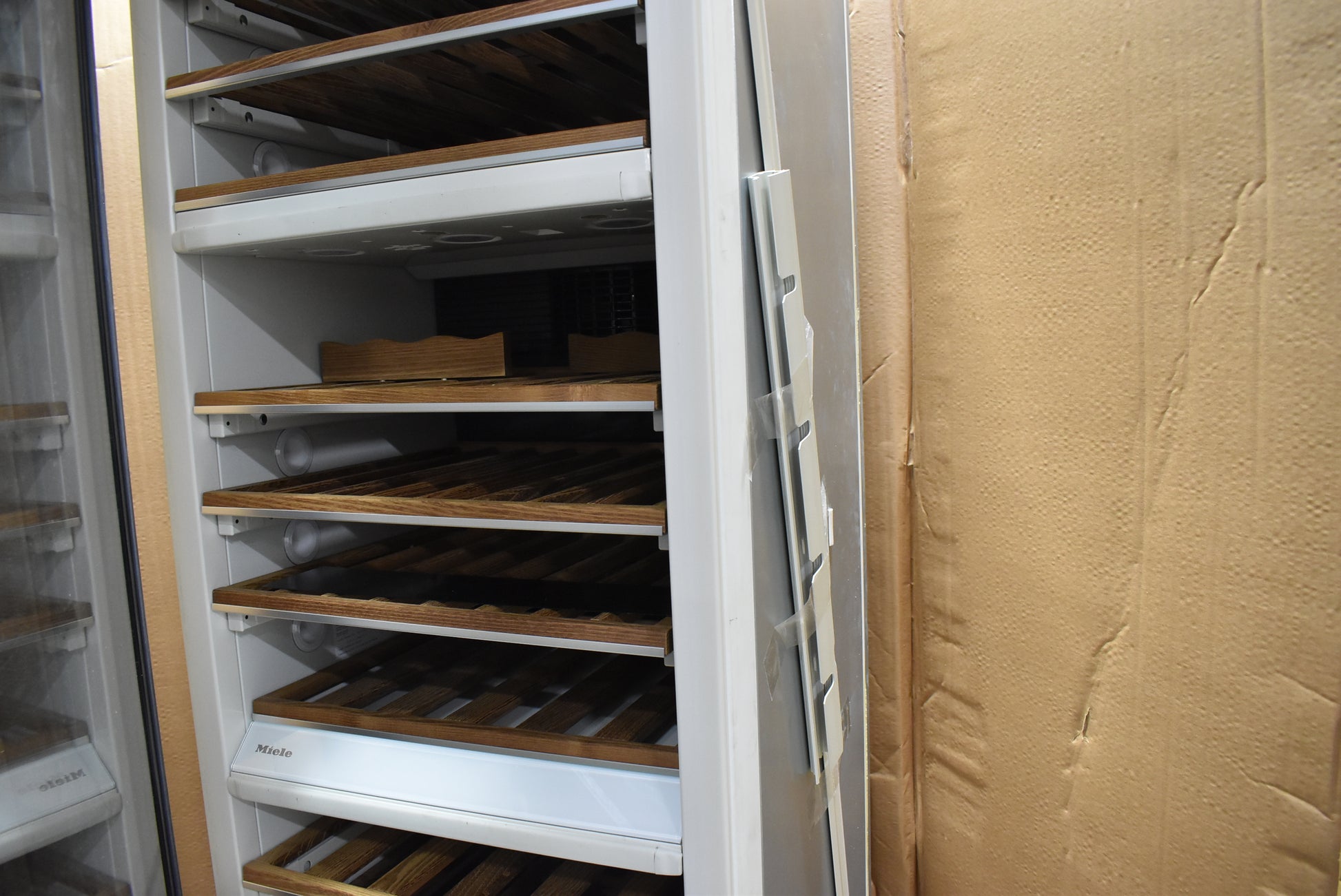 Miele KWT1613Vi 24" Stainless Steel and Glass Door Full Size Triple Zone Wine Cooler