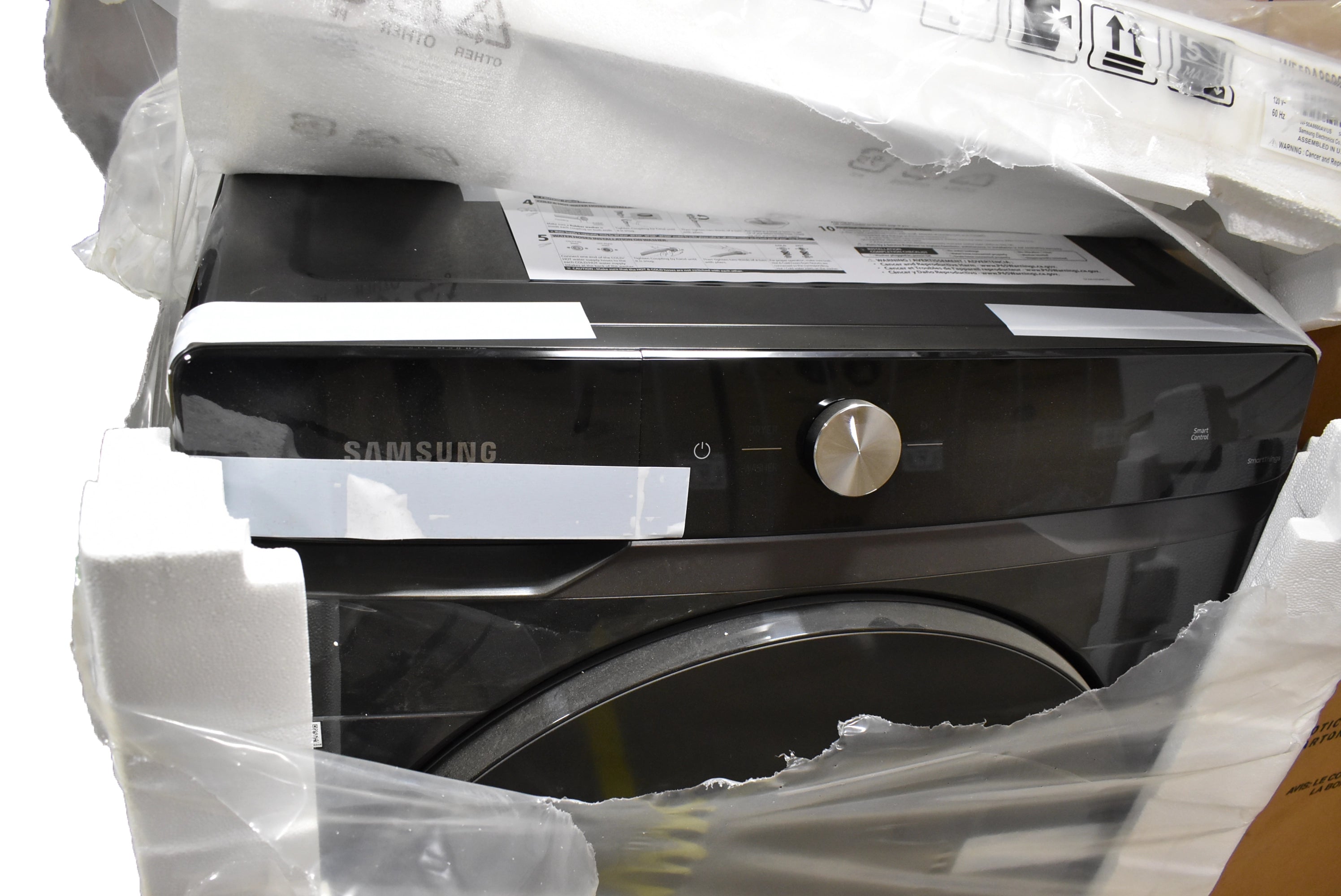 Samsung WF50A8600AV 27" Black Front Load Smart Washer