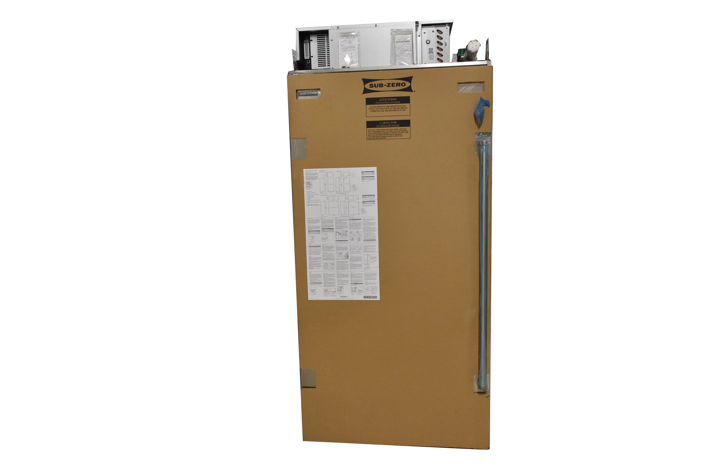 Sub-Zero BI-36F/S/PH 36" Stainless Steel Smart Freezer Column, Left Hinge