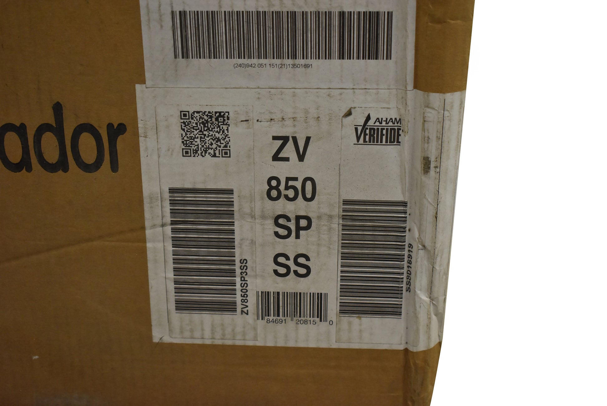 Monogram ZV850SPSS 36" Stainless Island Mount Chimney Range Hood, with Blower