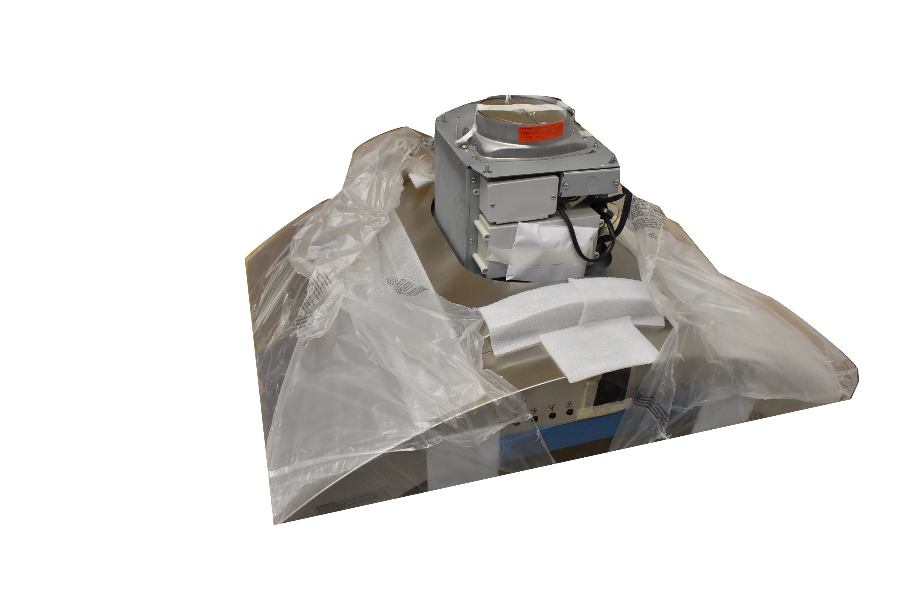 Monogram ZV850SPSS 36" Stainless Island Mount Chimney Range Hood, with Blower