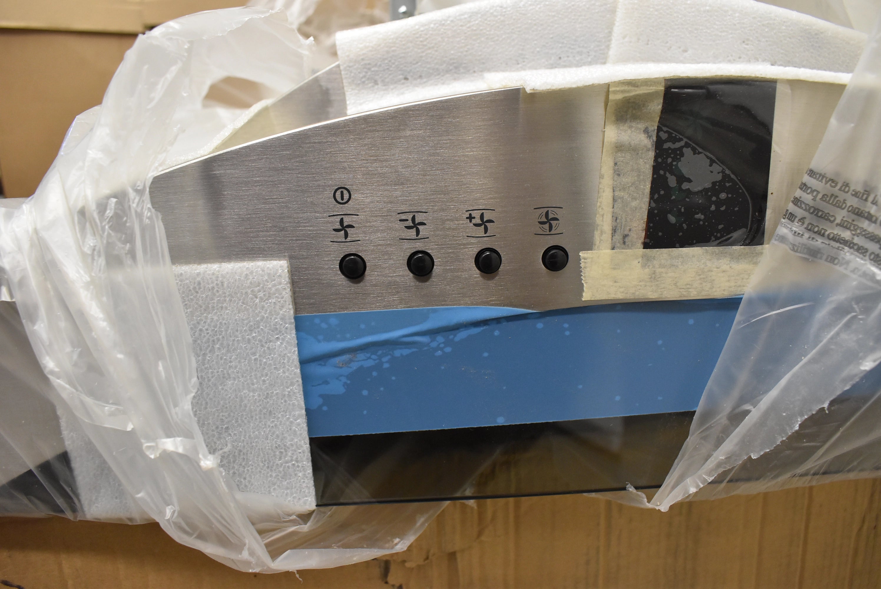 Monogram ZV850SPSS 36" Stainless Island Mount Chimney Range Hood, with Blower