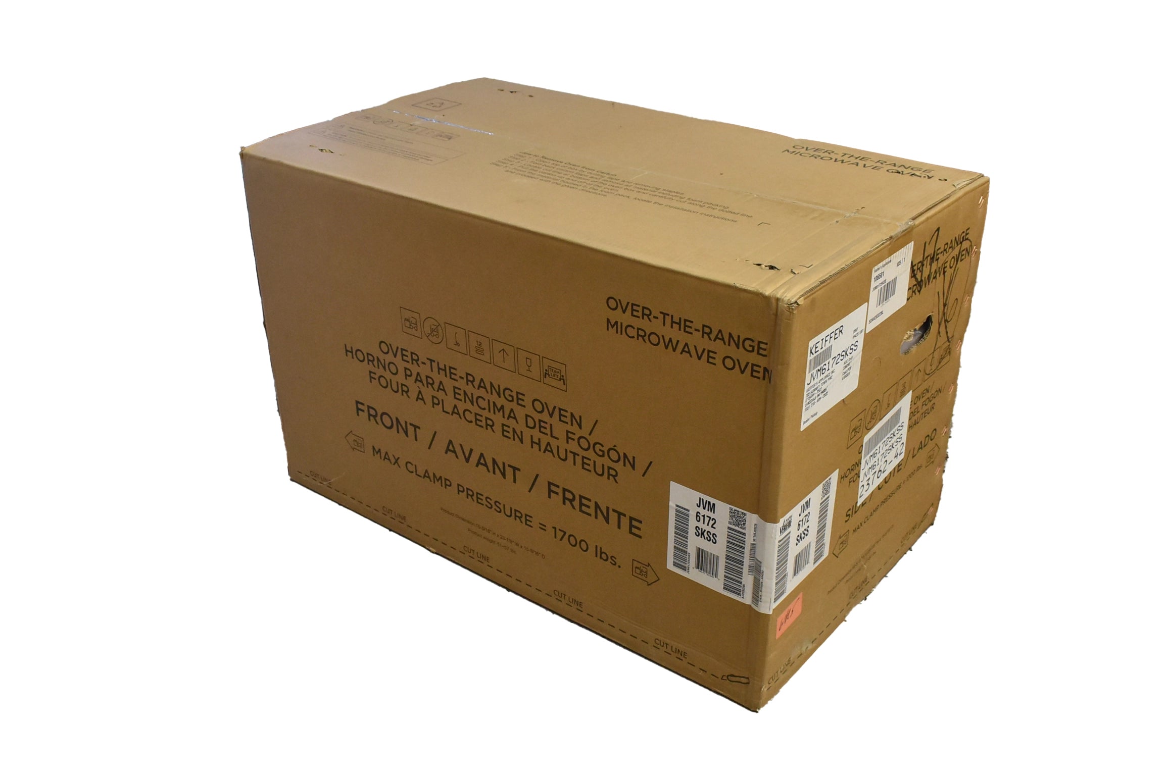 GE JVM6172SKSS 30" Stainless Steel Over the Range Microwave