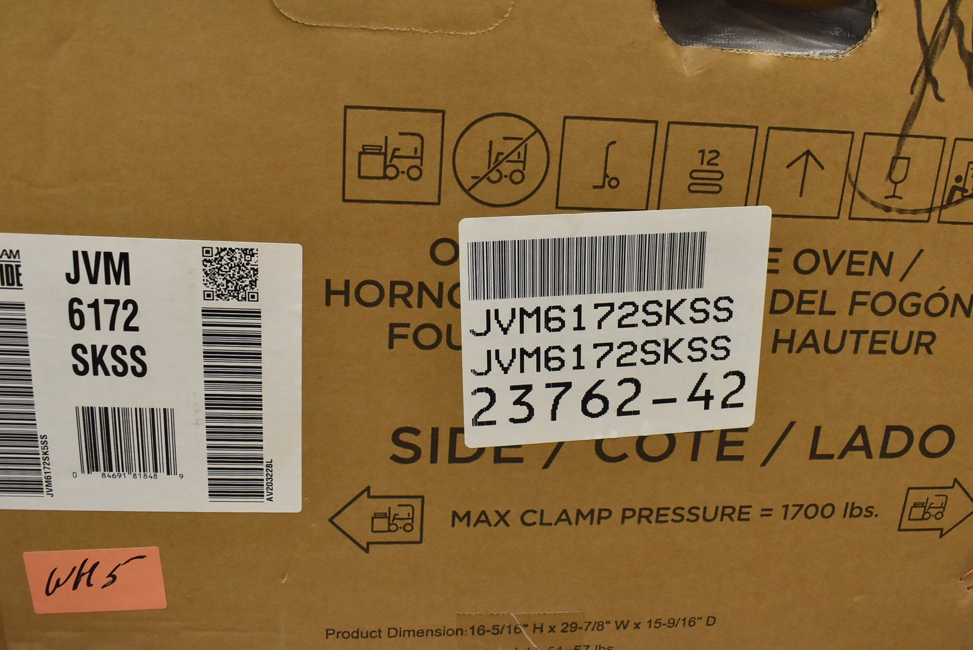 GE JVM6172SKSS 30" Stainless Steel Over the Range Microwave