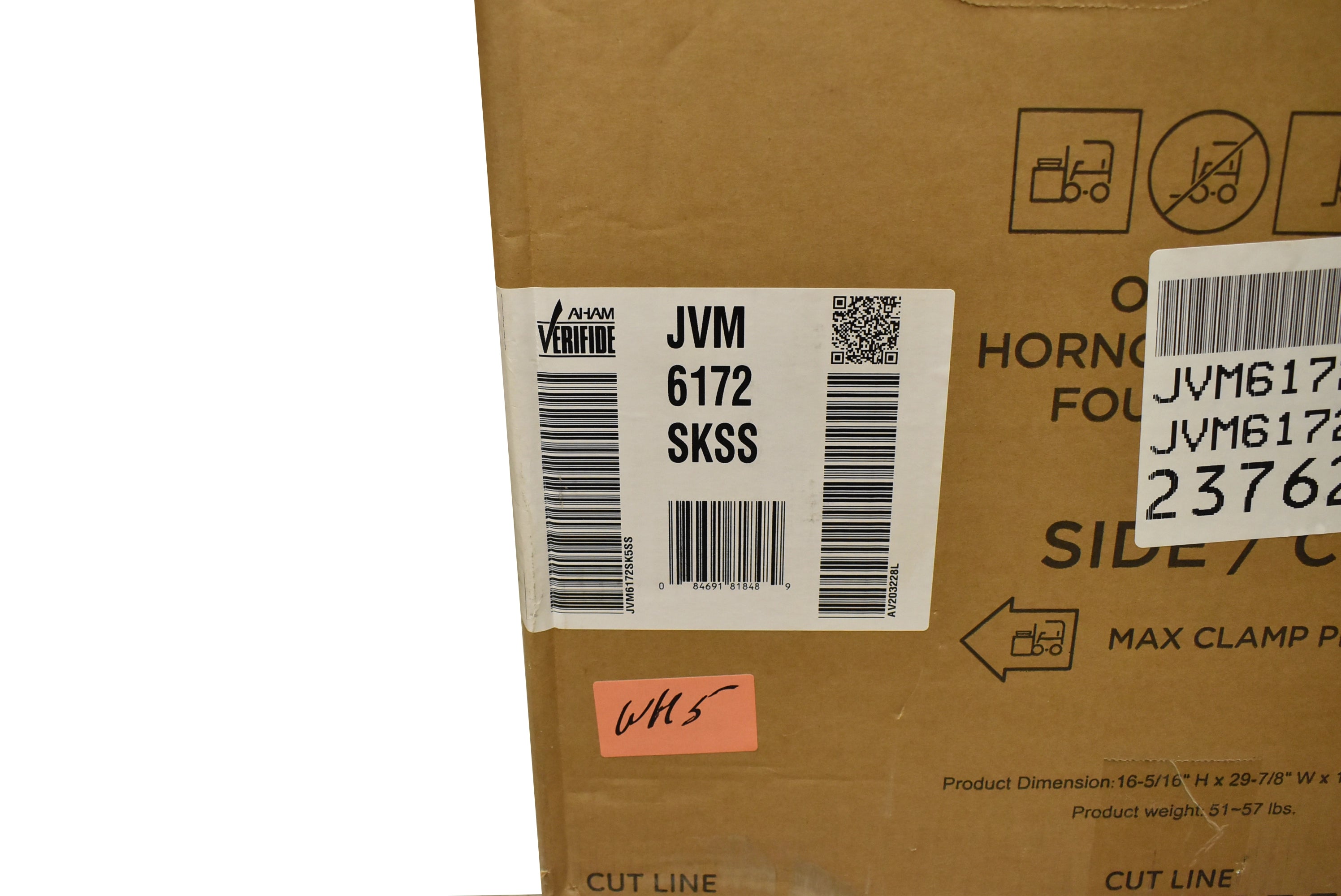 GE JVM6172SKSS 30" Stainless Steel Over the Range Microwave