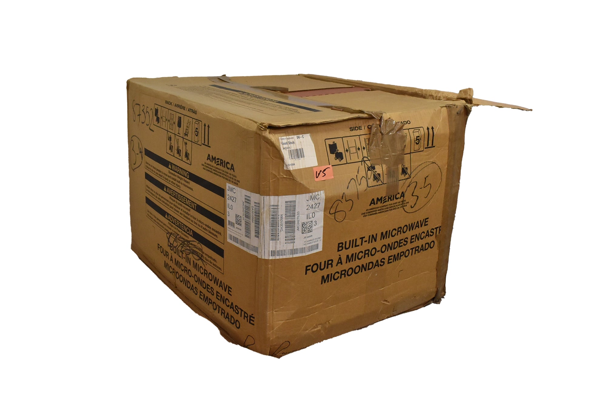 JennAir JMC2427IL 27" Stainless Steel Built-In Microwave Oven