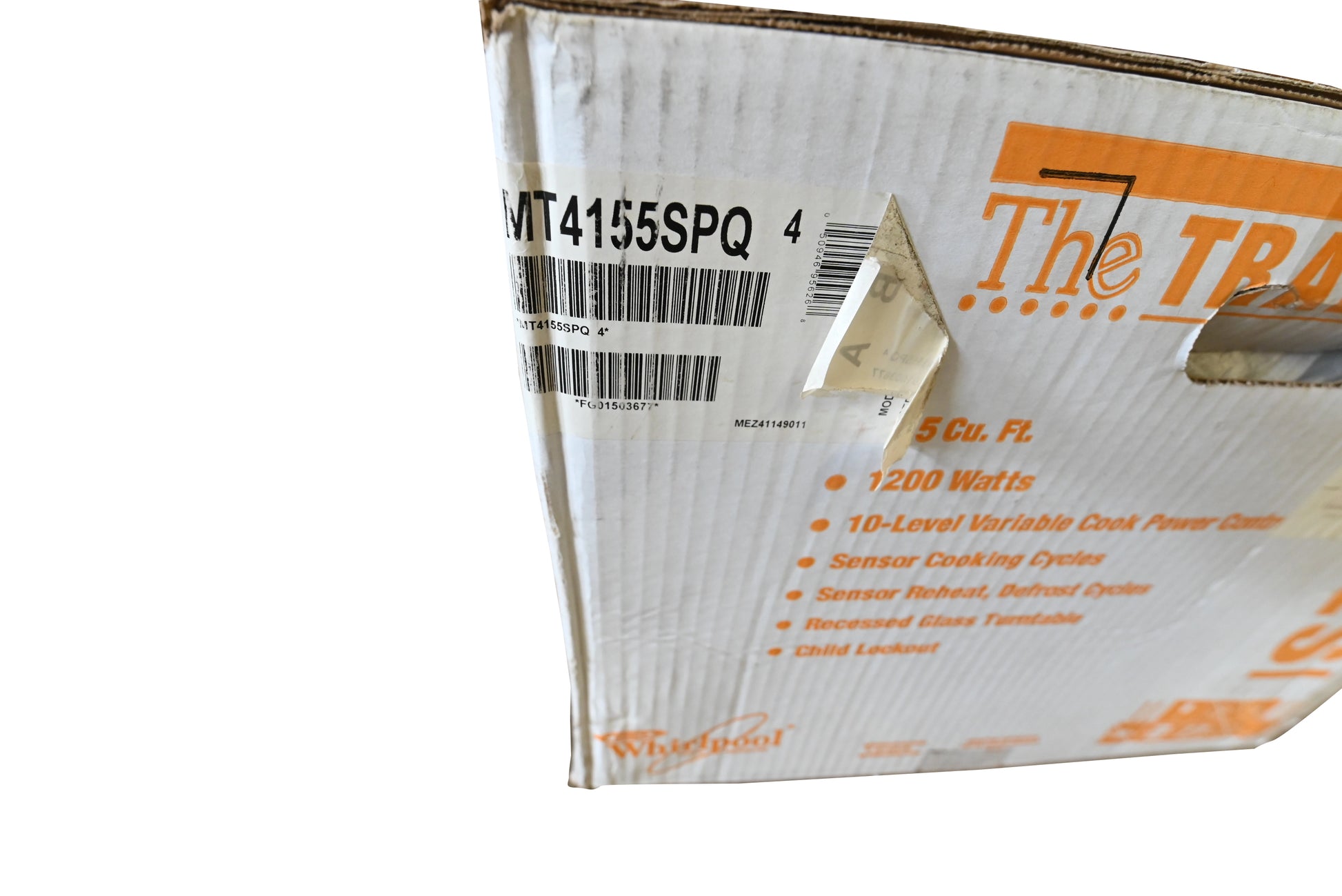 Whirlpool MT4155SPQ 22" White Countertop Microwave