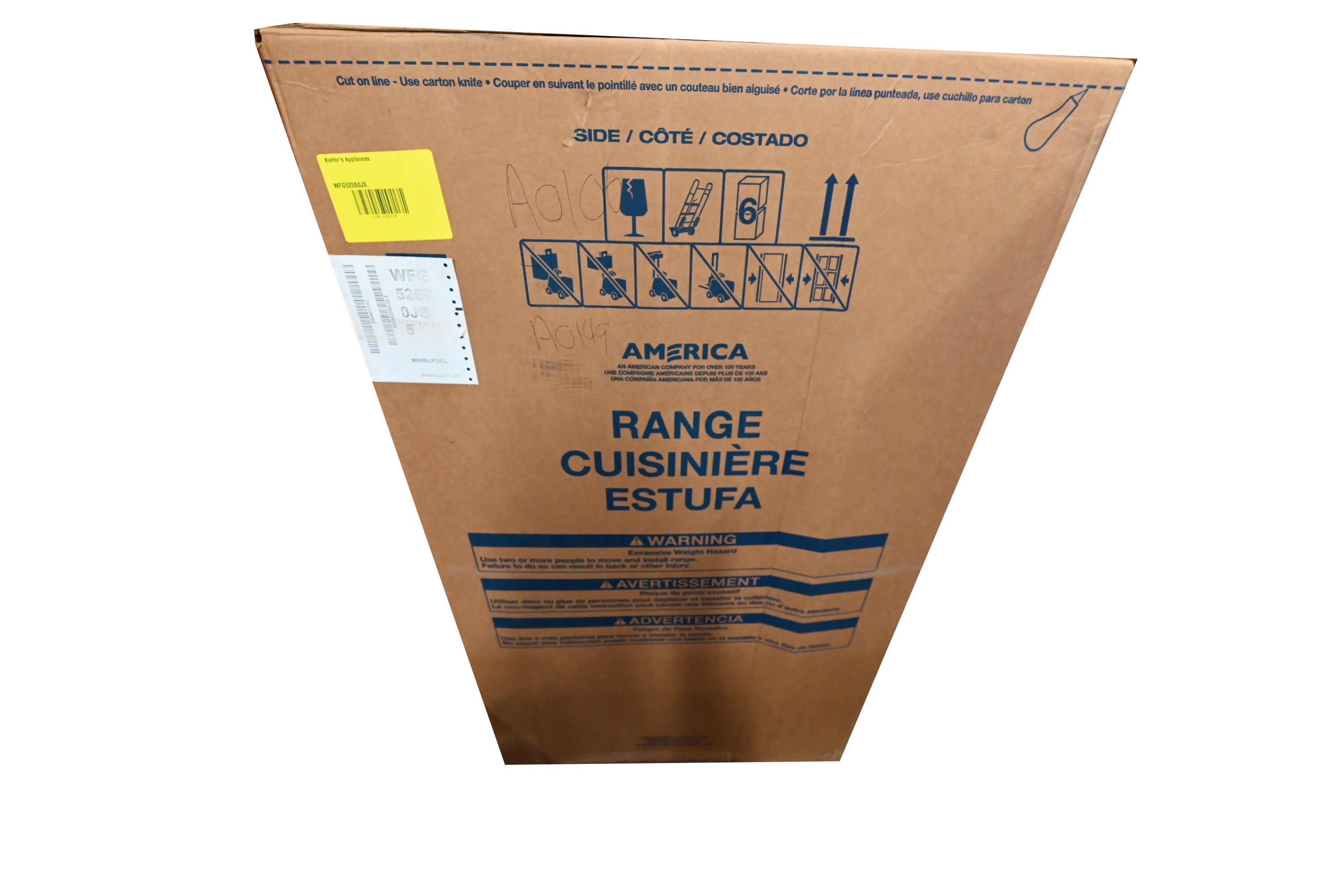 Whirlpool WFG525S0JS 30" Stainless Steel Gas Range