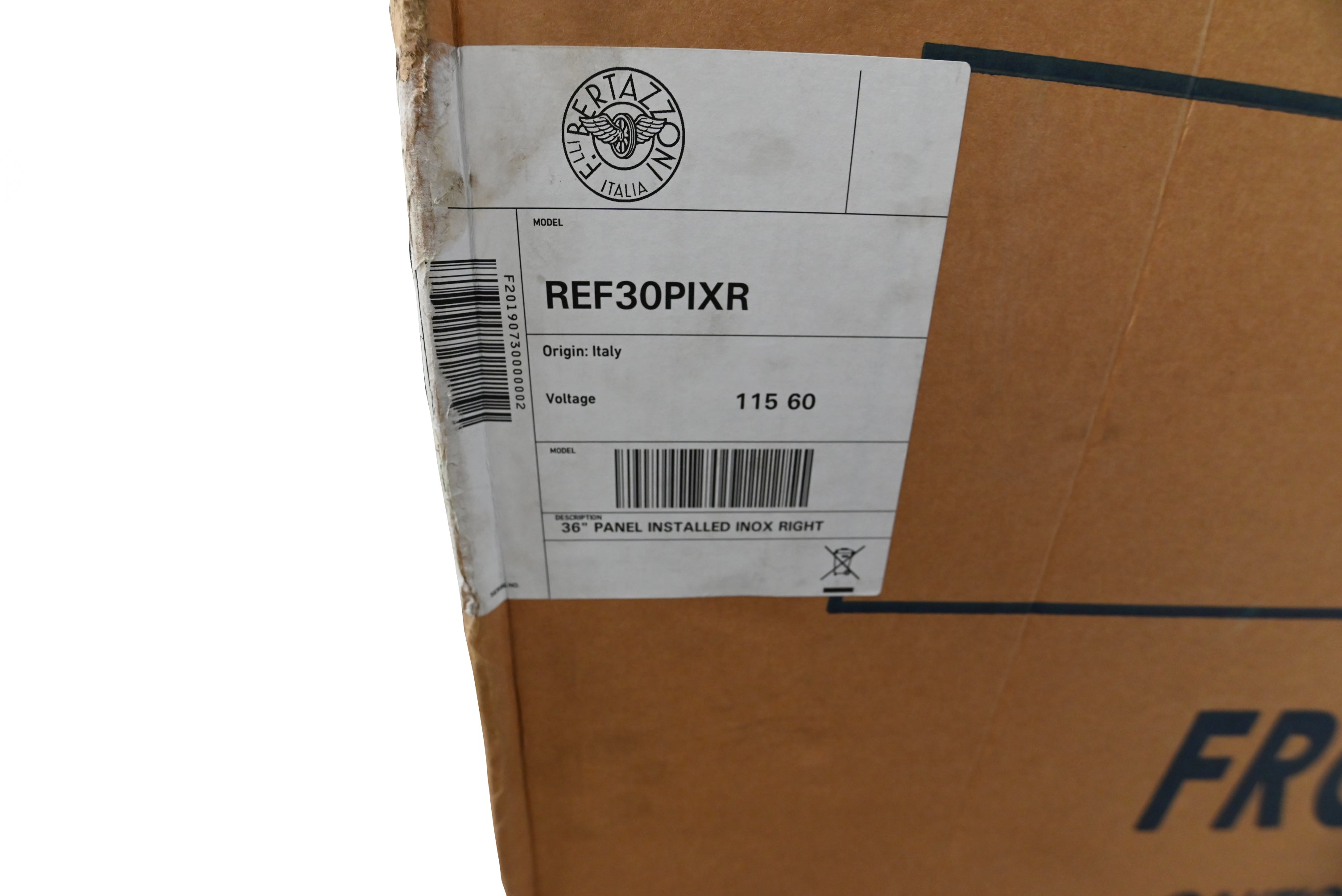 Bertazzoni REF30PIXR 30" Stainless Steel Bottom Freezer Refrigerator