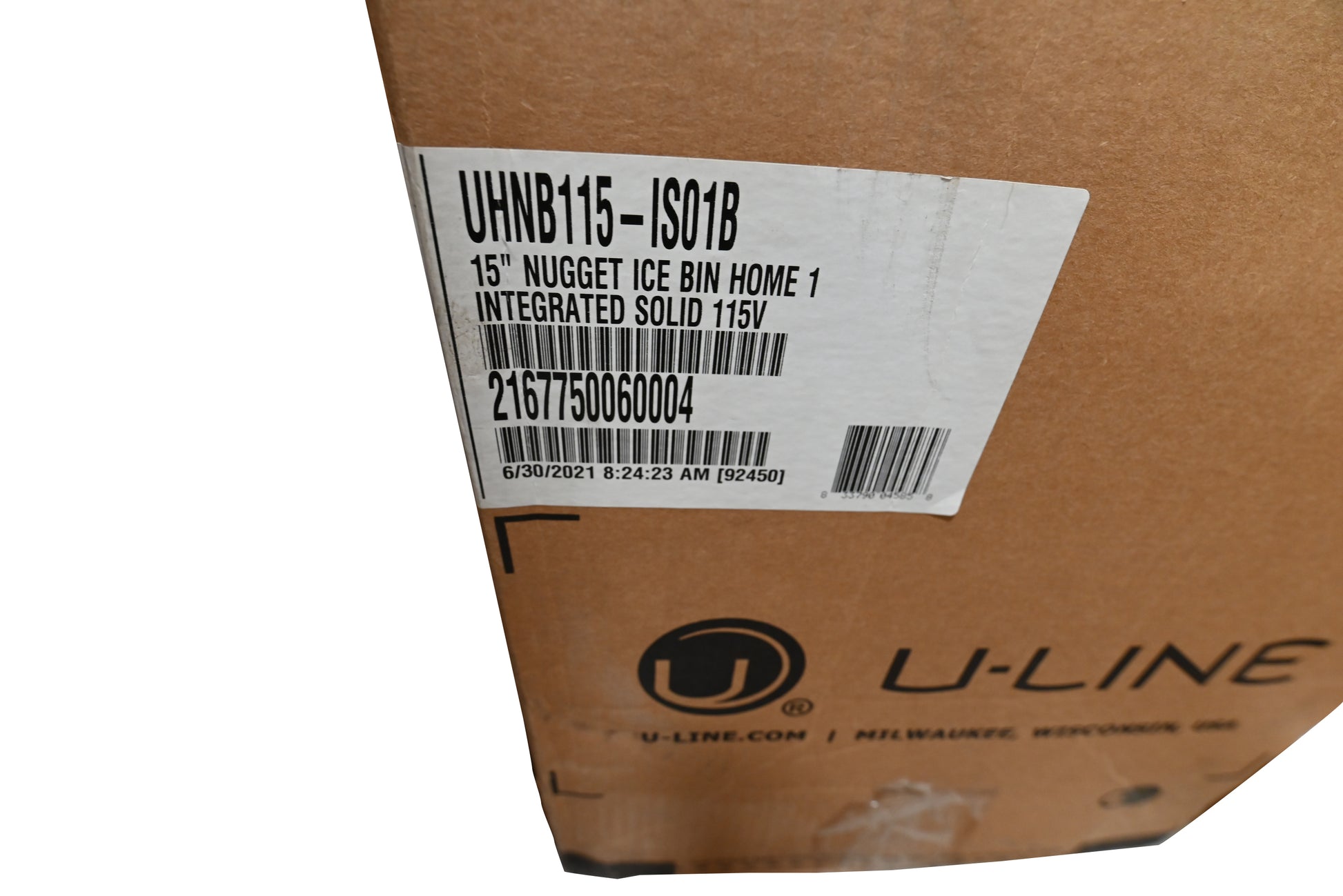 U-Line UHNB115-IS01B 15" Panel Ready Nugget Ice Maker