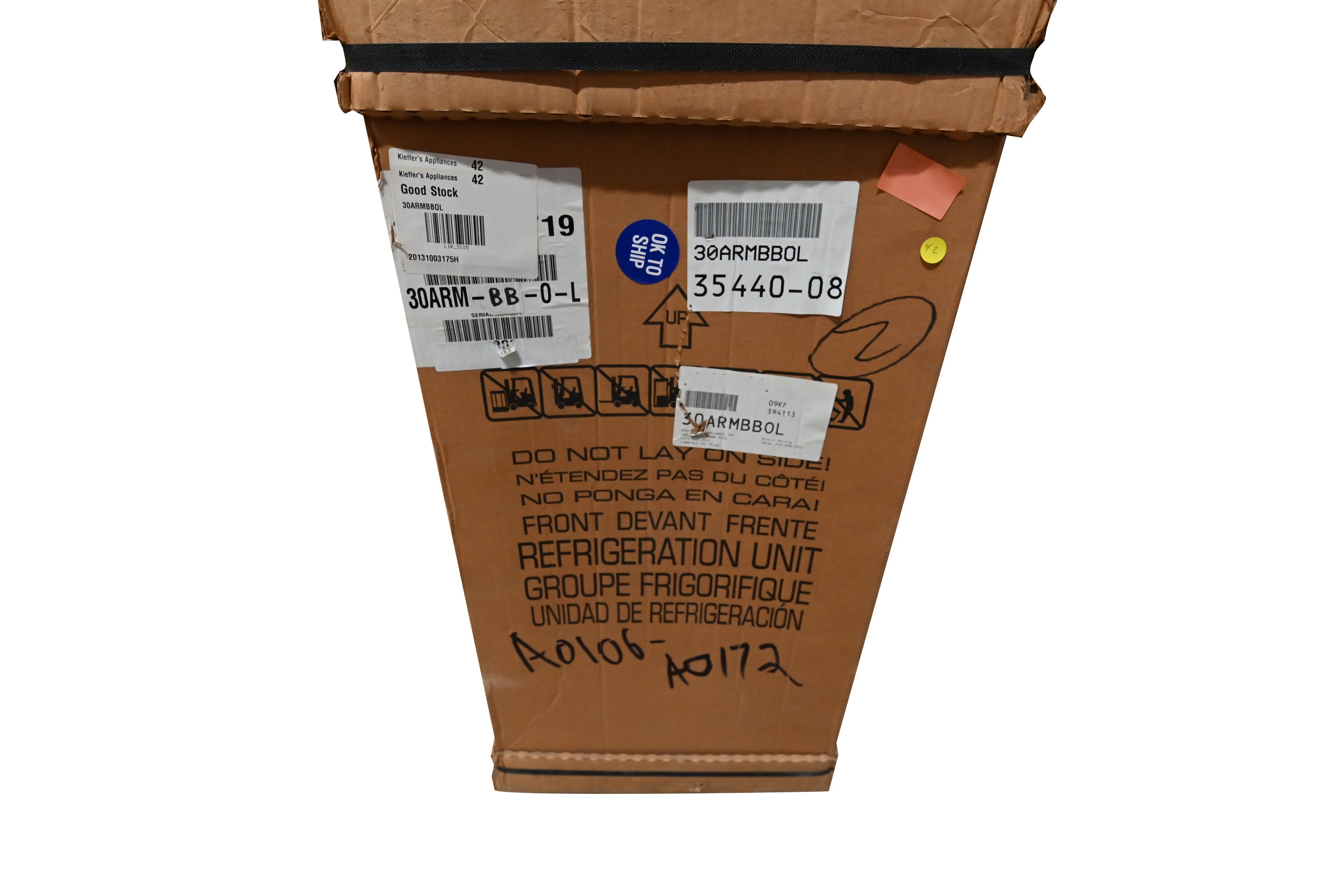 Marvel 30ARMBBOL 15" Panel Ready All Refrigerator