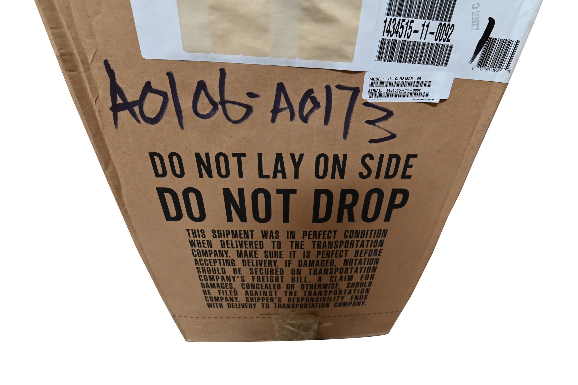 U-Line UCLR2160B40 15" Black Clear Ice Maker