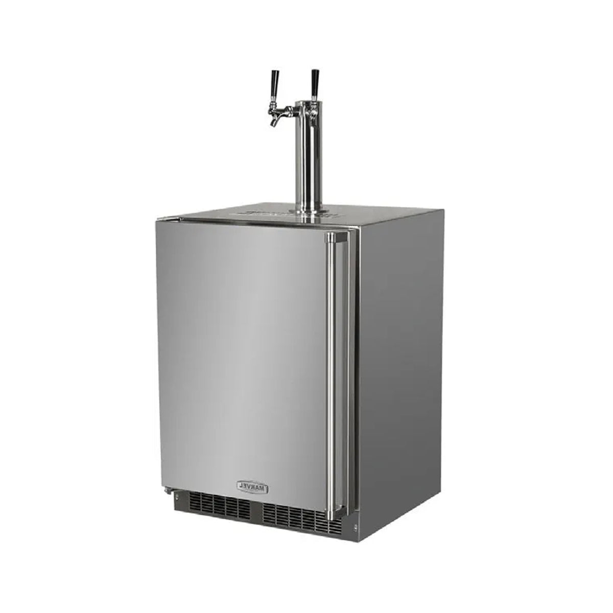 Marvel MO24BSS2LS 24" Stainless Steel Single Tap Beer Dispenser