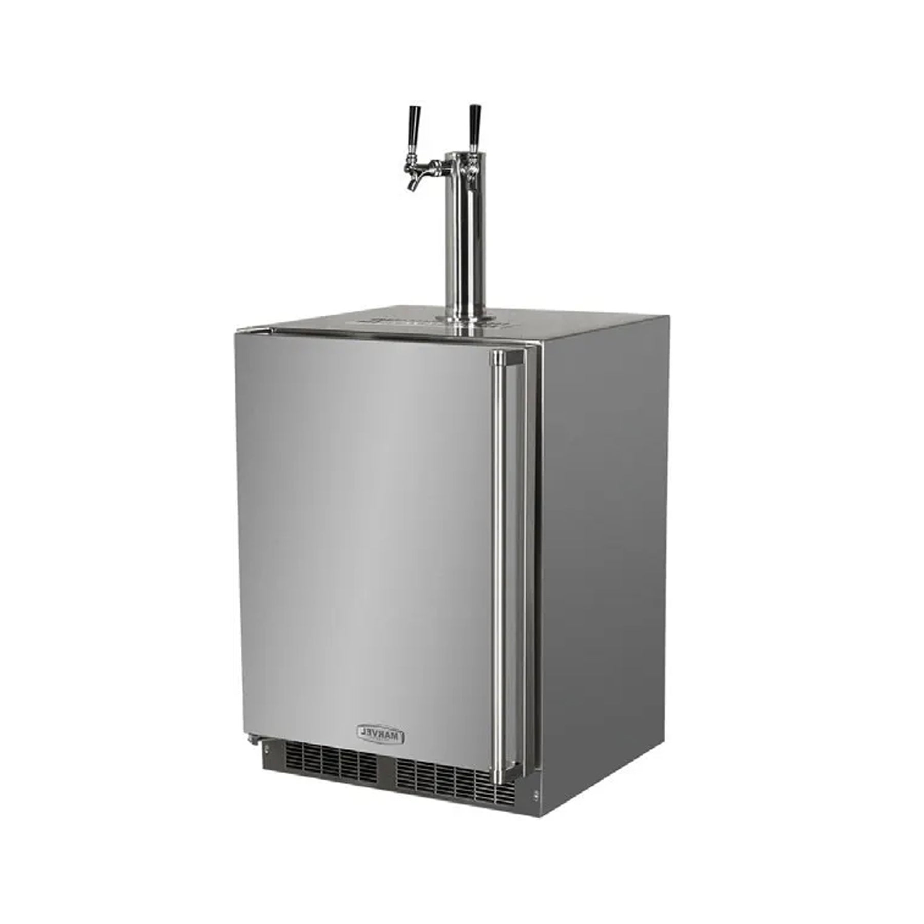 Marvel MO24BSS2LS 24" Stainless Steel Single Tap Beer Dispenser
