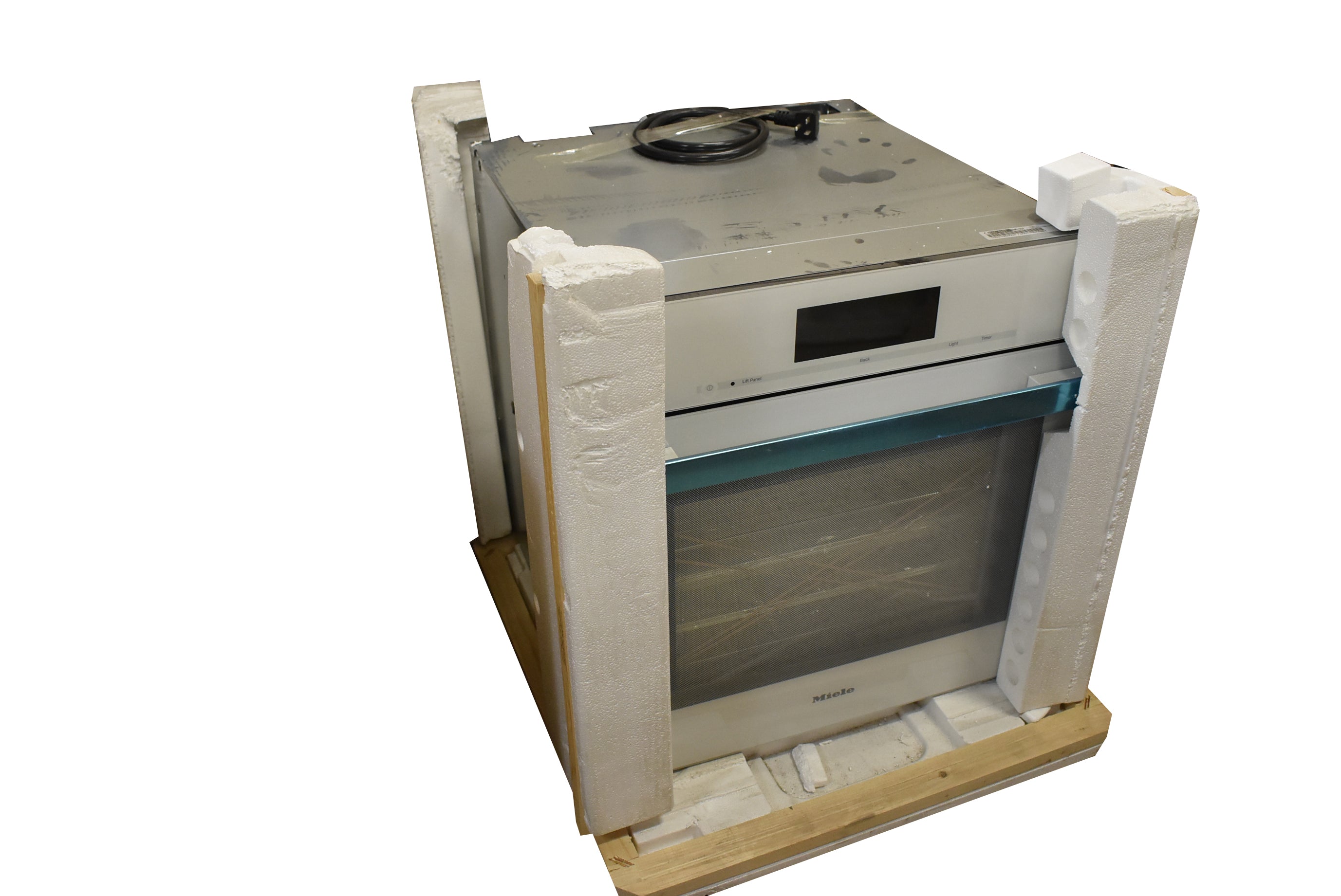 Miele DGC6865XXLBRWS 24" White Plumbed Steam Oven