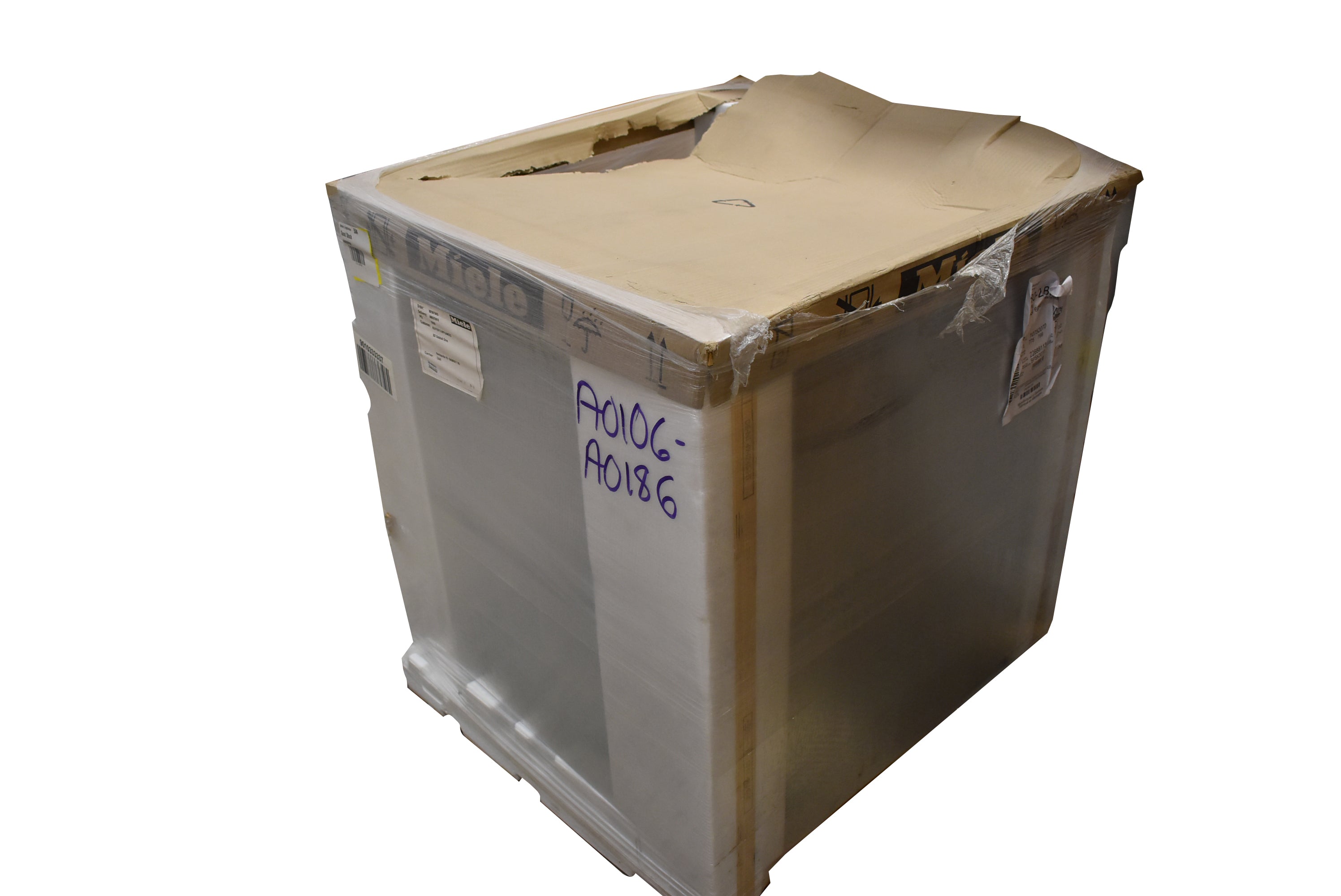 Miele H68802BP 30" White Electric Single Wall Oven