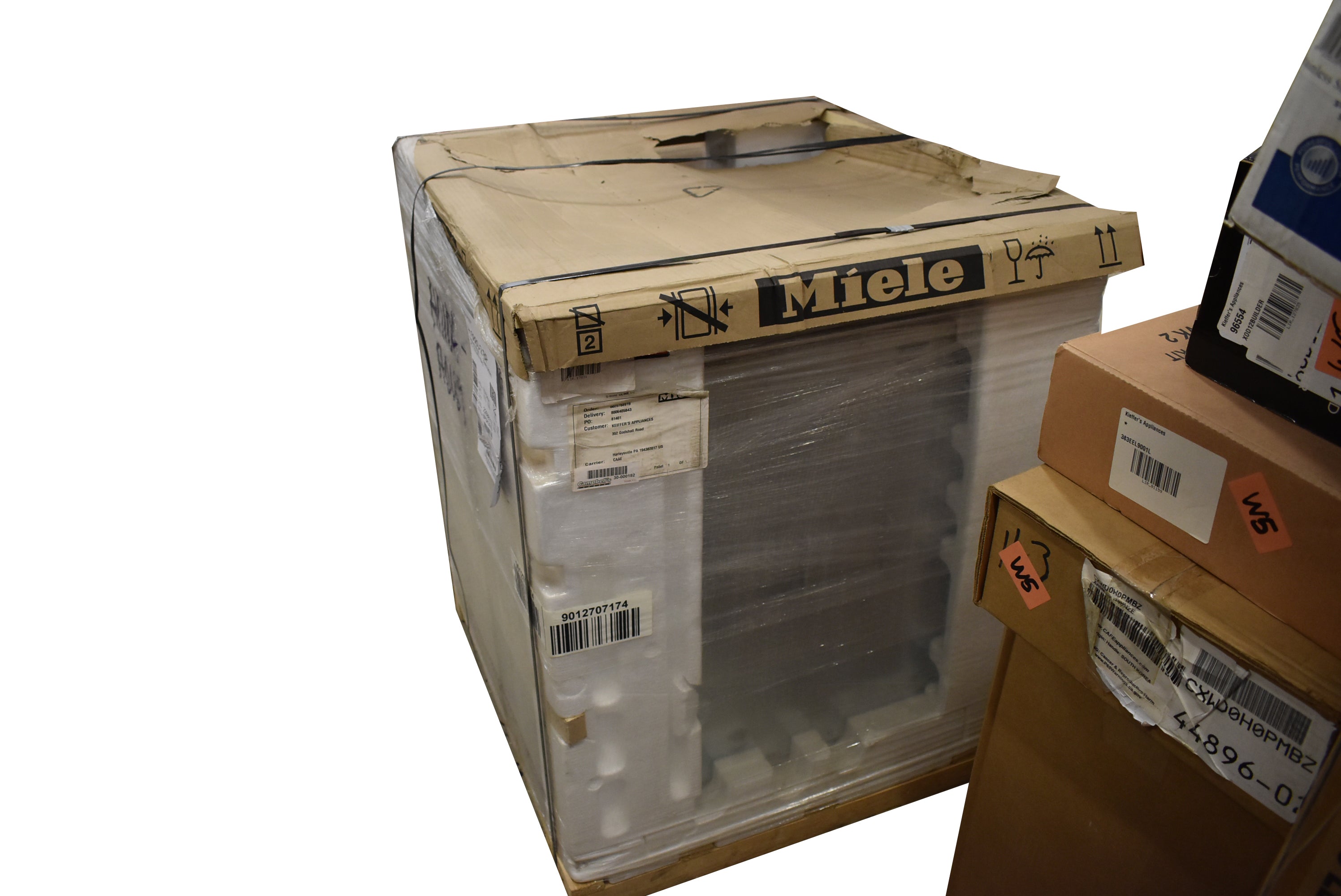 Miele H68802BP 30" White Electric Single Wall Oven