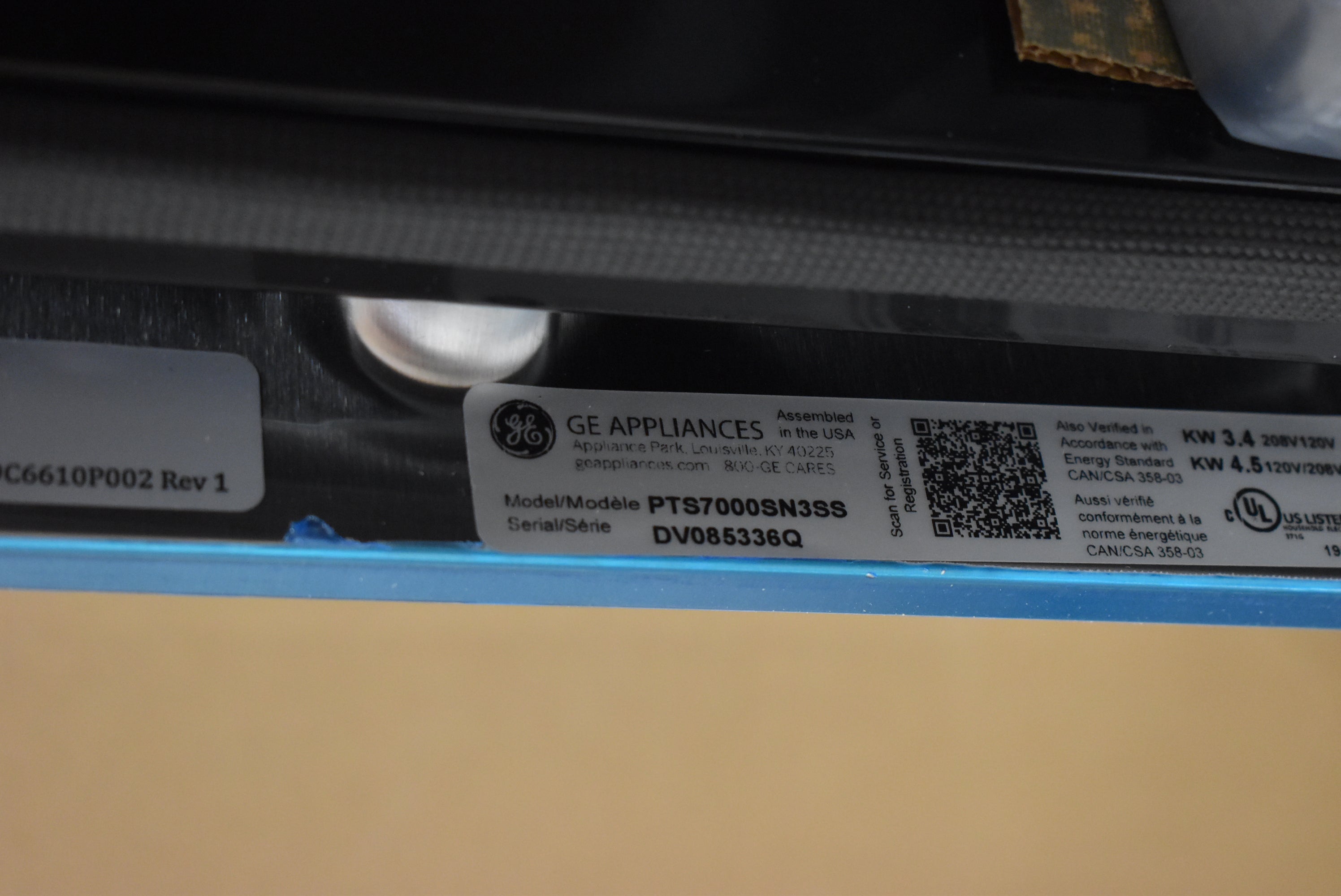 GE Profile PTS7000SNSS 30" Stainless Steel Electric Single Smart Wall Oven