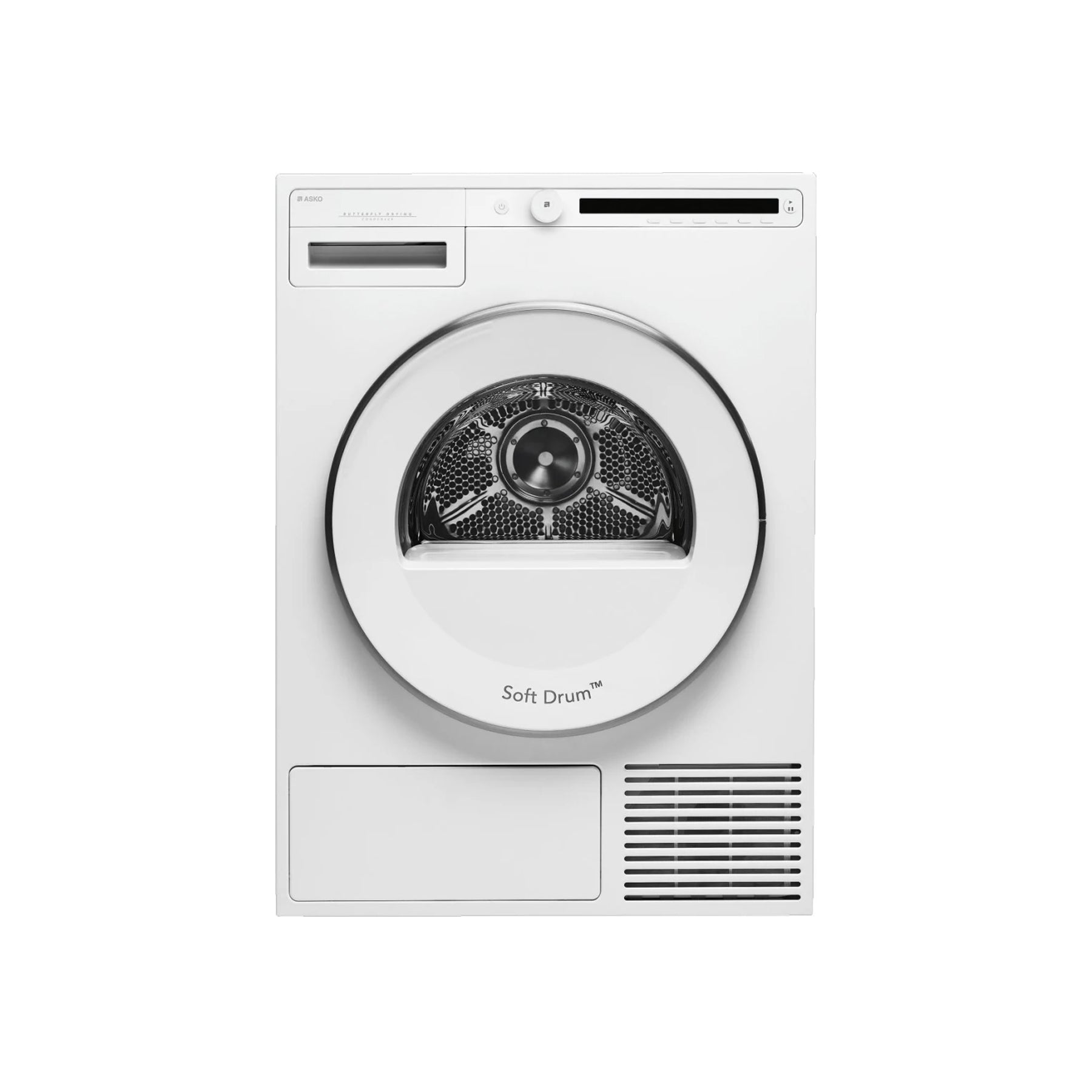 Asko T208CW 24" White Front Load Electric Dryer