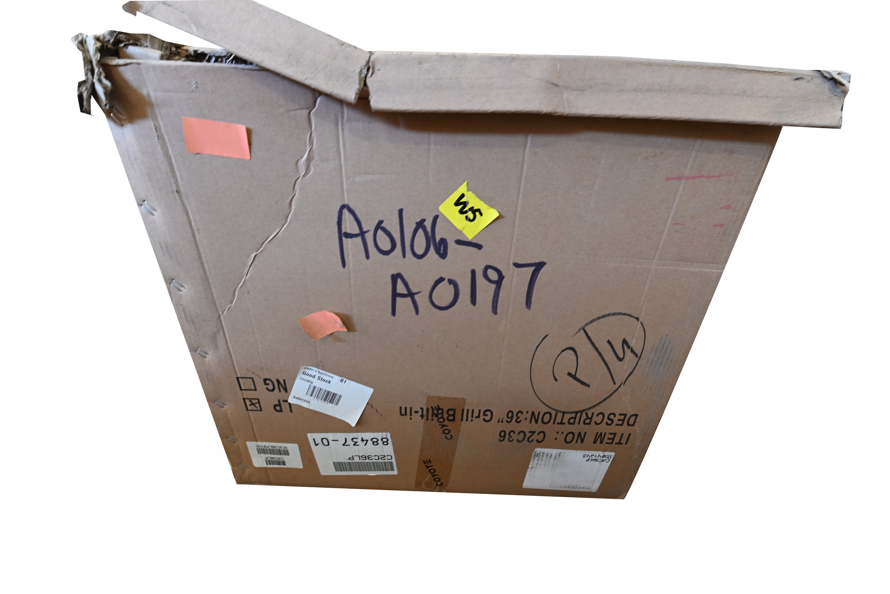 Coyote C2C36LP 36" Stainless Steel Built-In Liquid Propane Grill