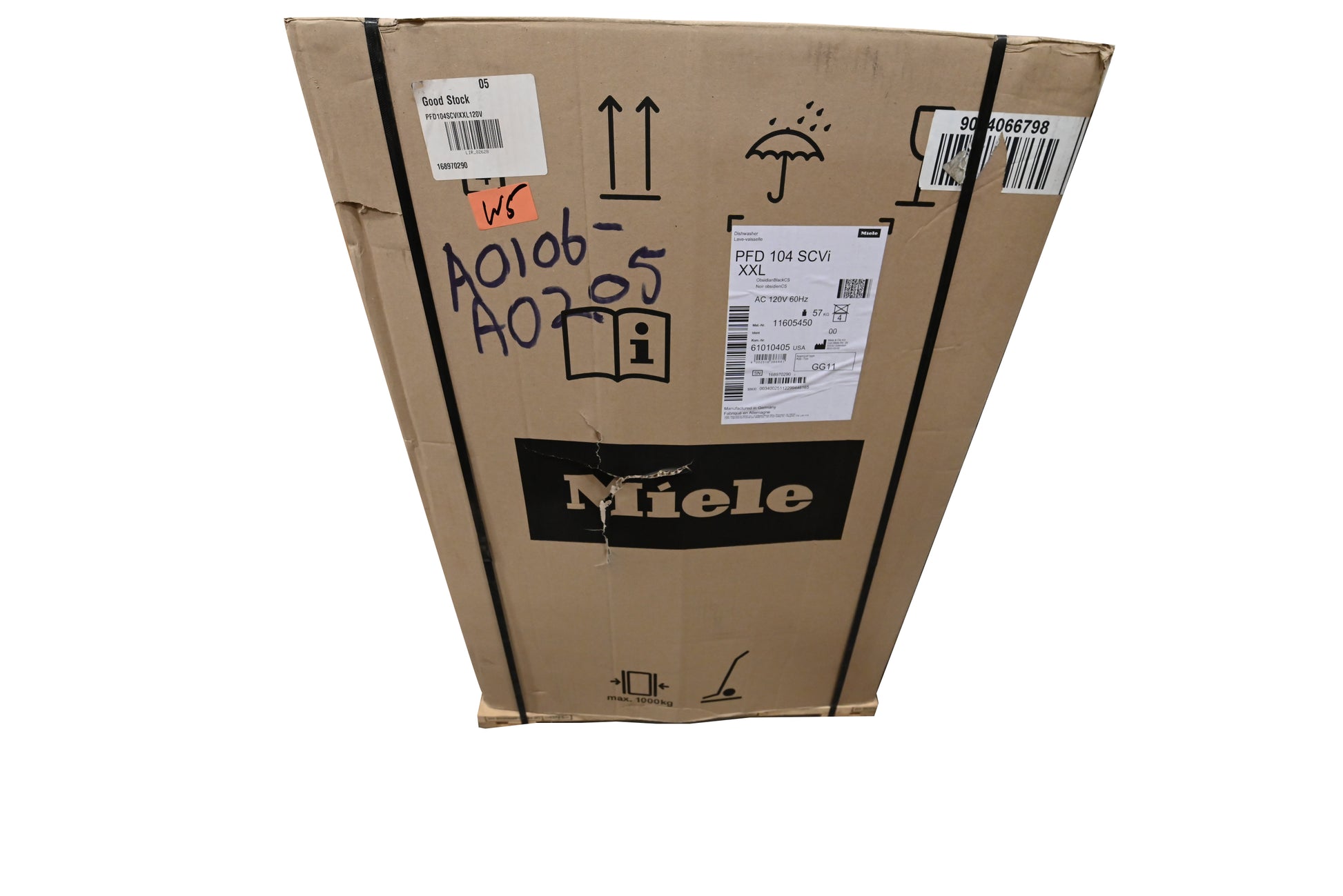 Miele PFD 104 SCVi 24" Panel Ready Dishwasher