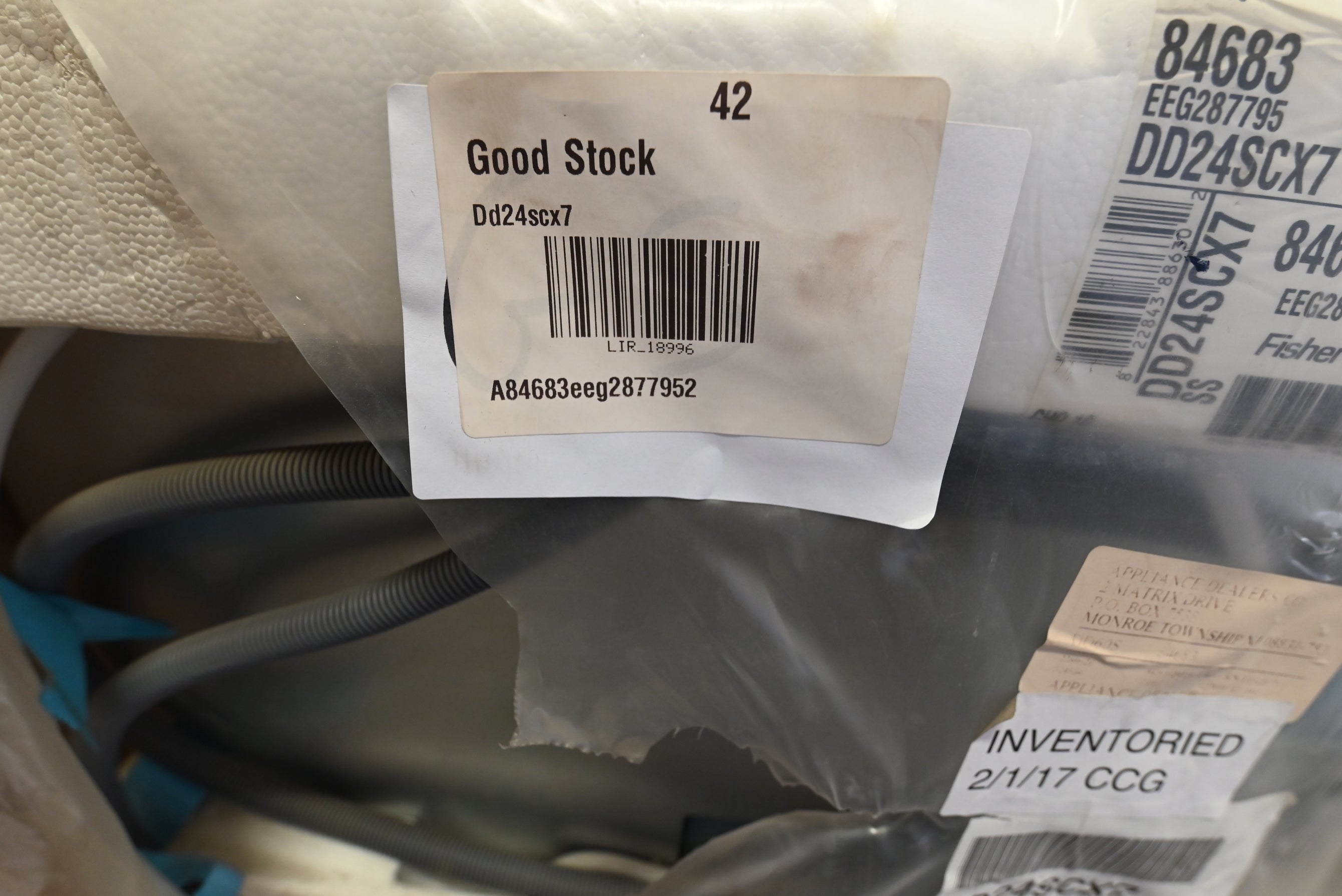 Fisher & Paykel DD24SCX7 24" Stainless Steel Dishwasher Drawer