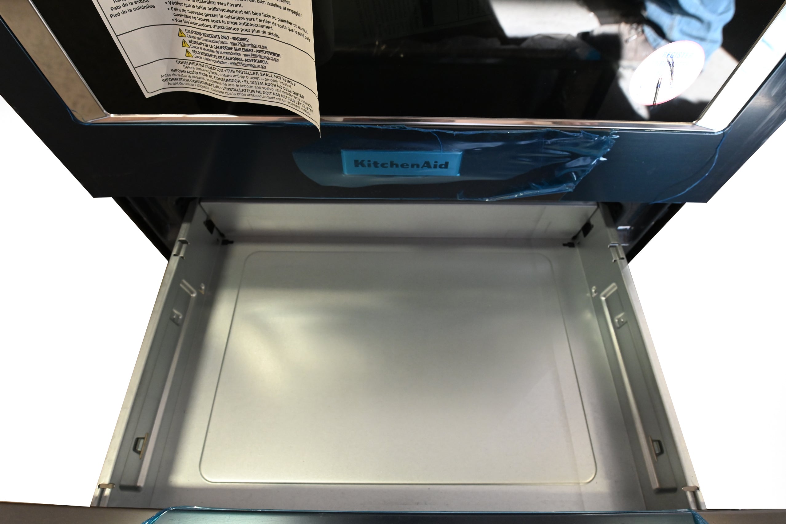 KitchenAid KSGG700EBS 30" Black Stainless Gas Range