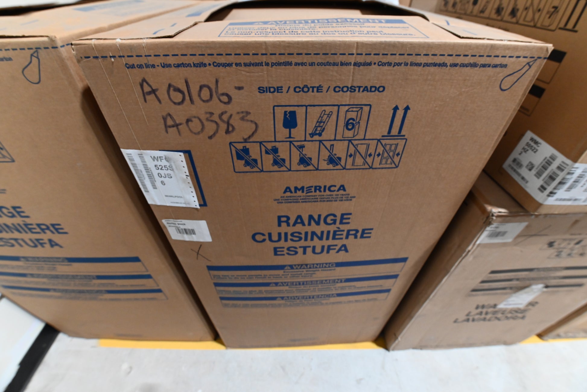 Whirlpool WFG525S0J6 30" Stainless Steel Freestanding Gas Range