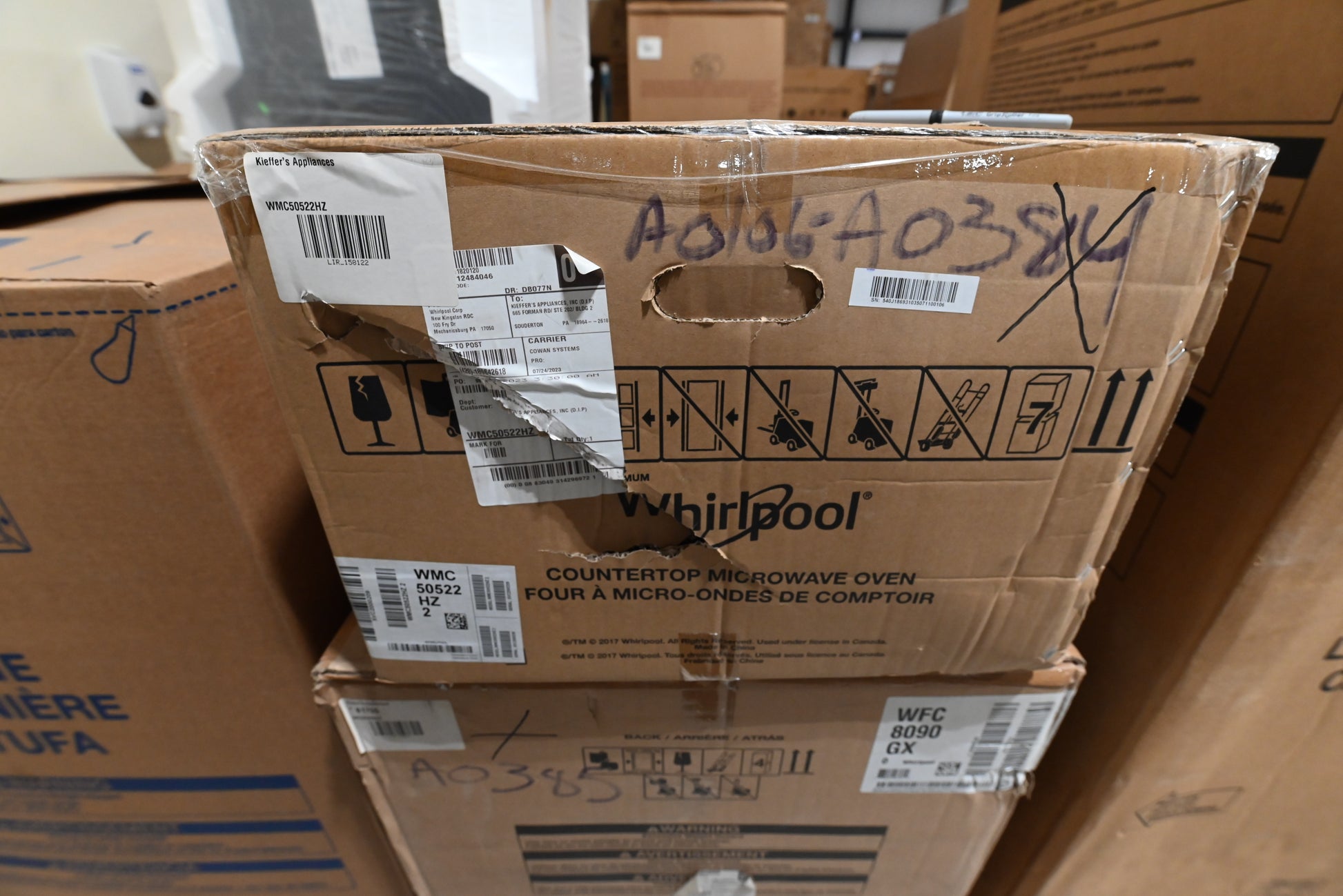 Whirpool WMC50522HZ2 24" Stainless Steel Countertop Microwave