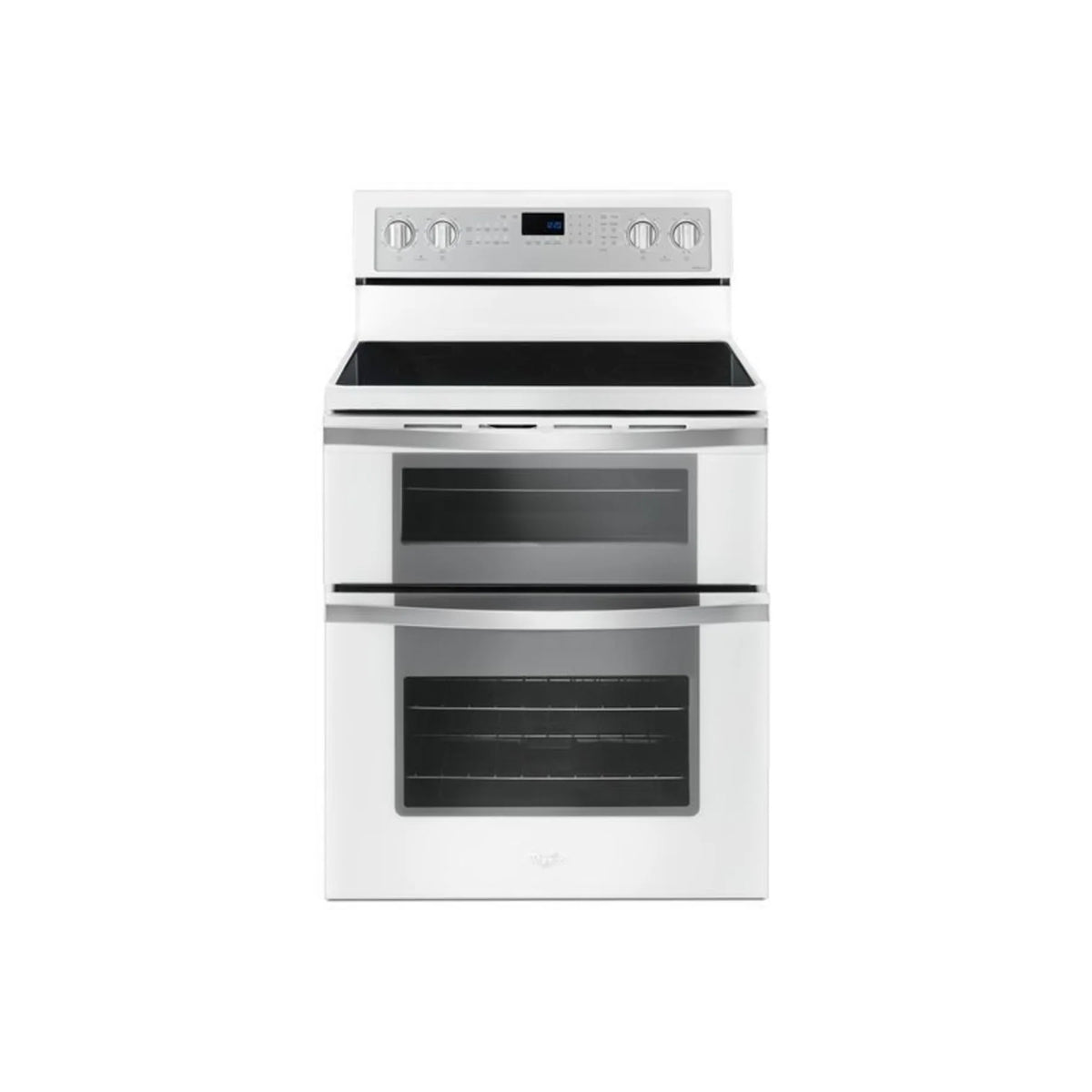 Whirlpool WGE745C0FH 30" White Steel Electric Range