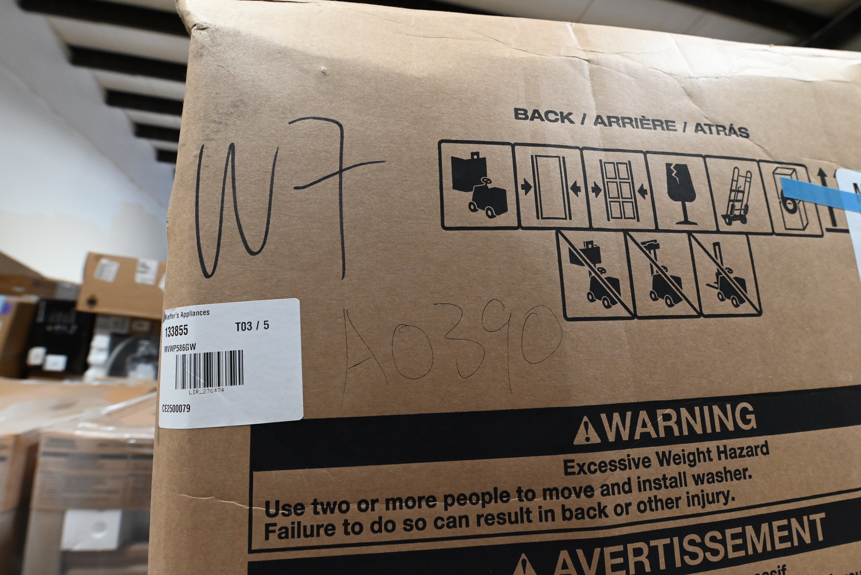 Maytag MVWP586GW 27" White Top Load Washer